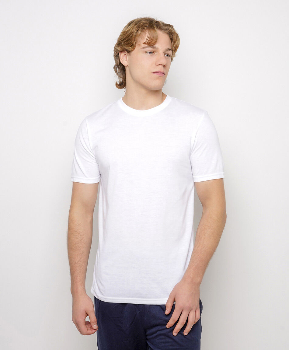 Pack 2 camisetas hombre lisas manga corta