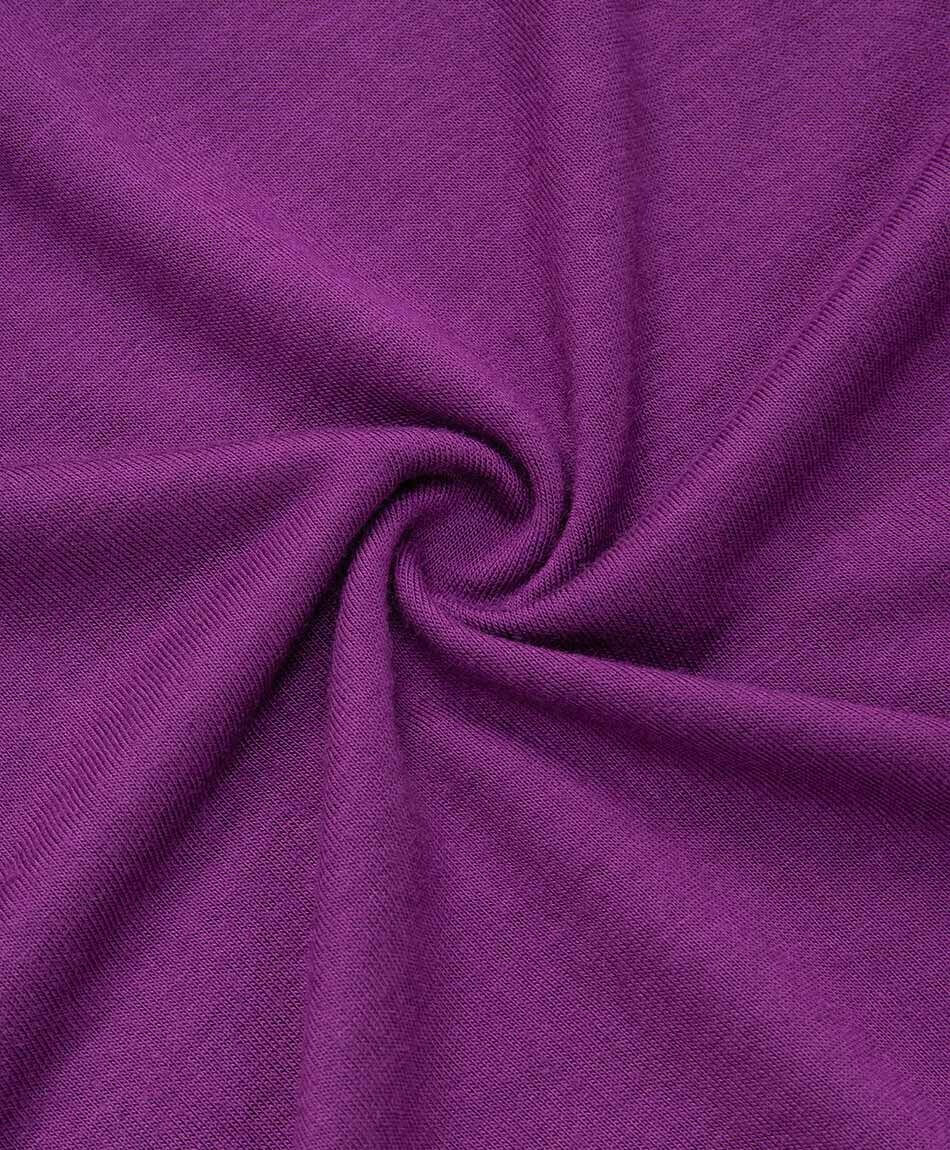 Polera deportiva mujer sentidos purpura