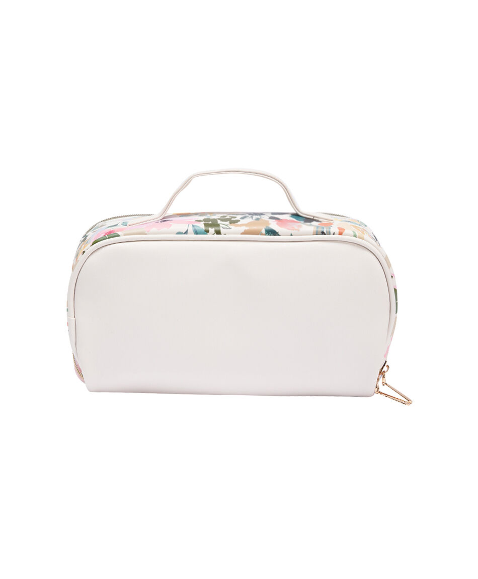 Cosmetiquero mujer flor