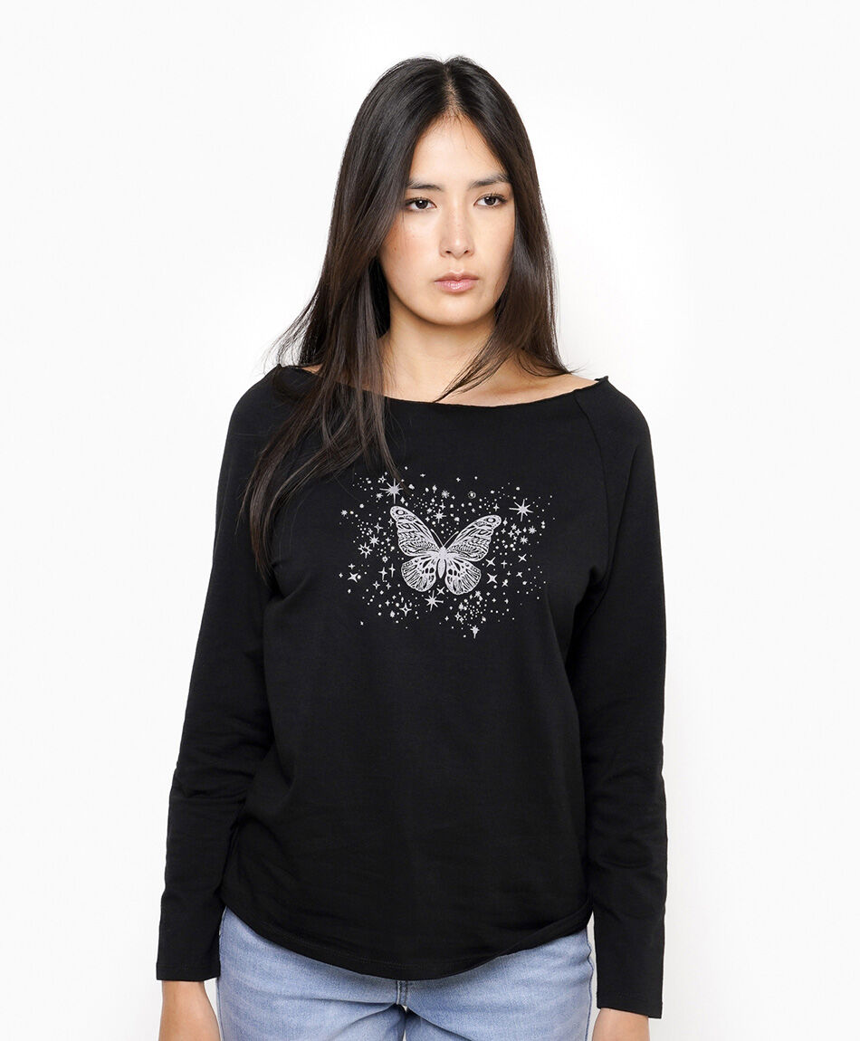 Polera mujer butterfly