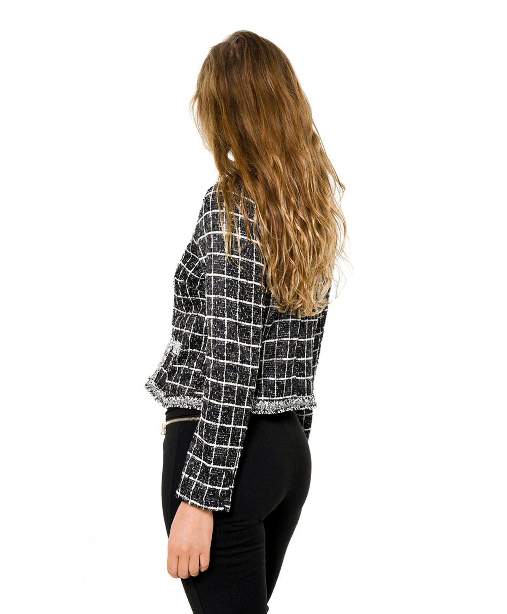 Chaqueta lurex corte frances Chaqueta lurex corte frances