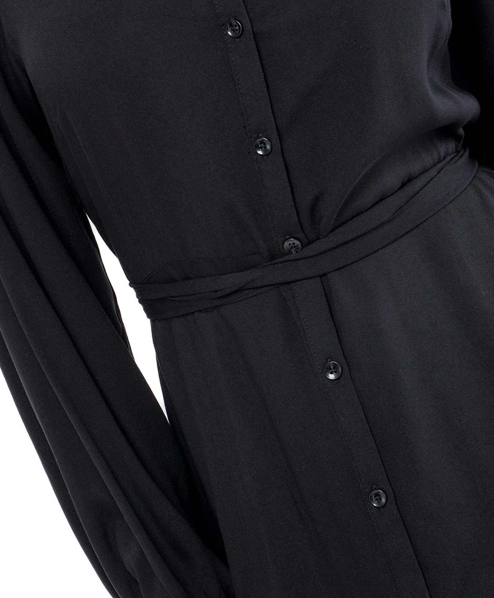 Vestido mujer camisero negro Vestido mujer camisero negro