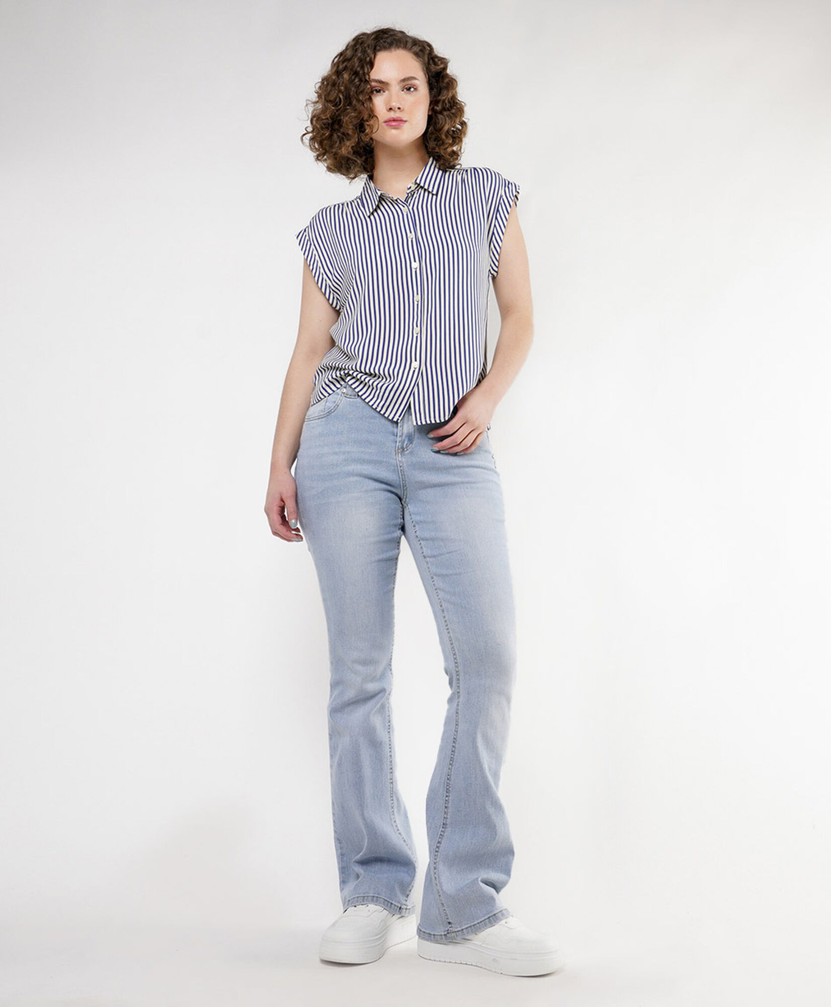 Jeans mujer claro flare Jeans mujer claro flare