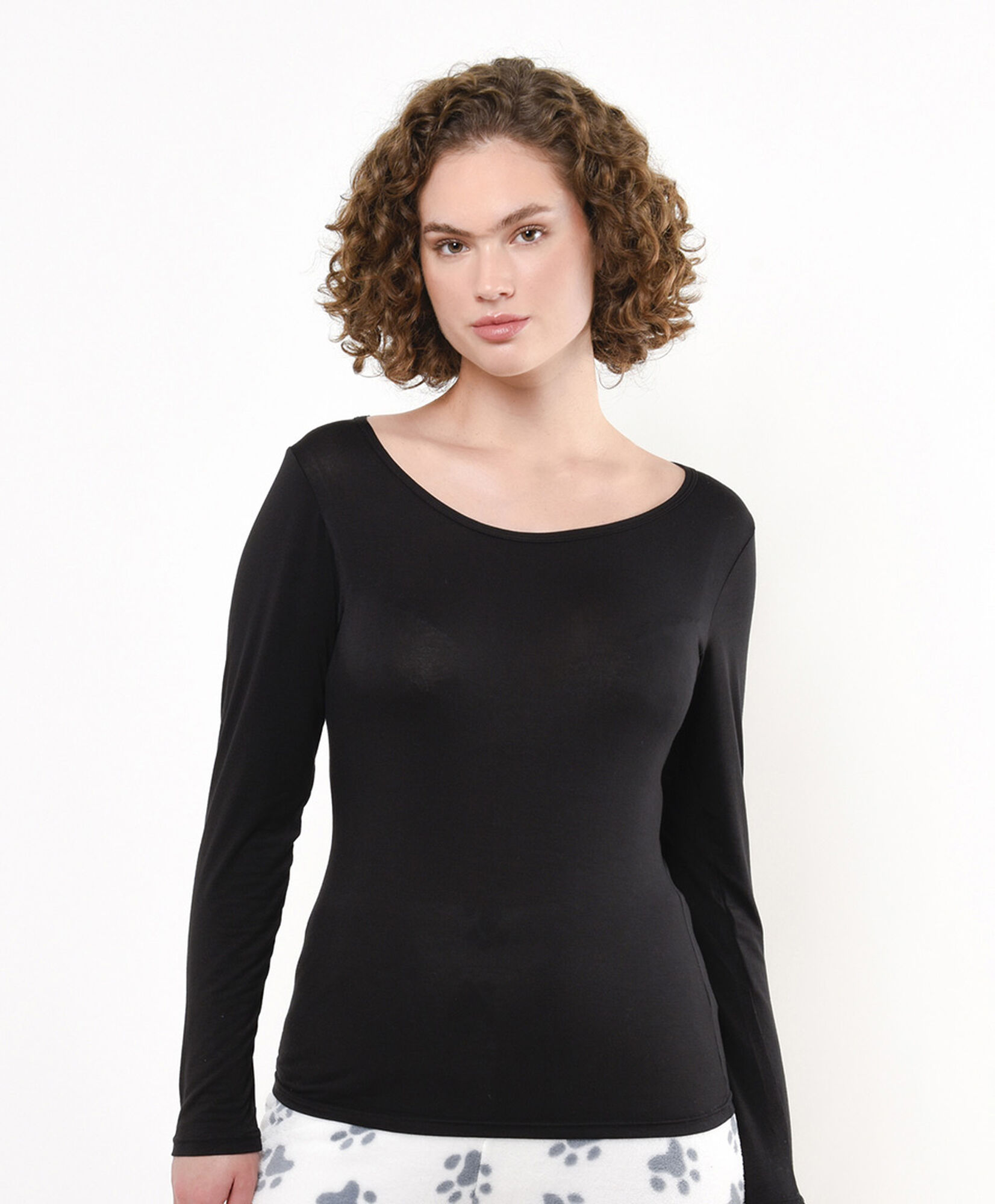 Camiseta mujer negra lisa Camiseta mujer negra lisa