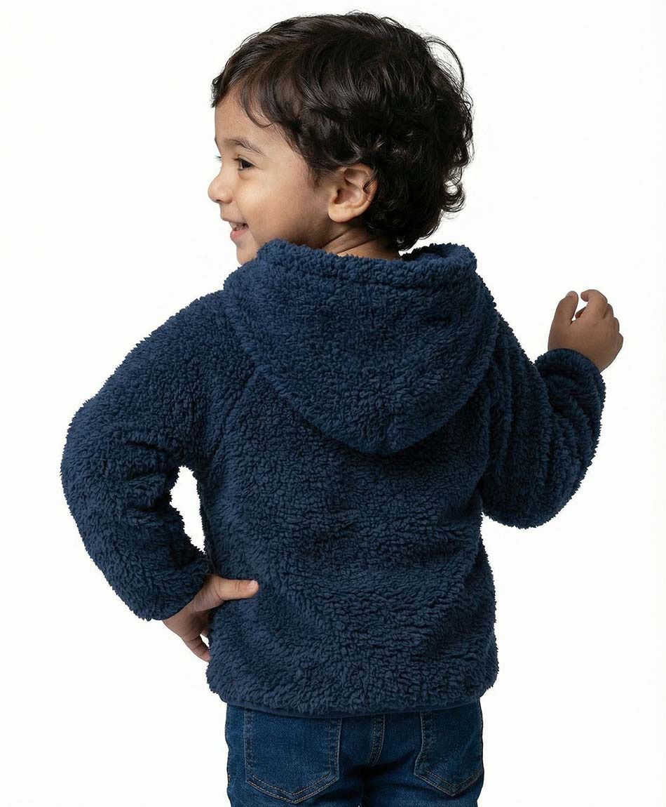 Poler&oacute;n beb&eacute; sherpas blue