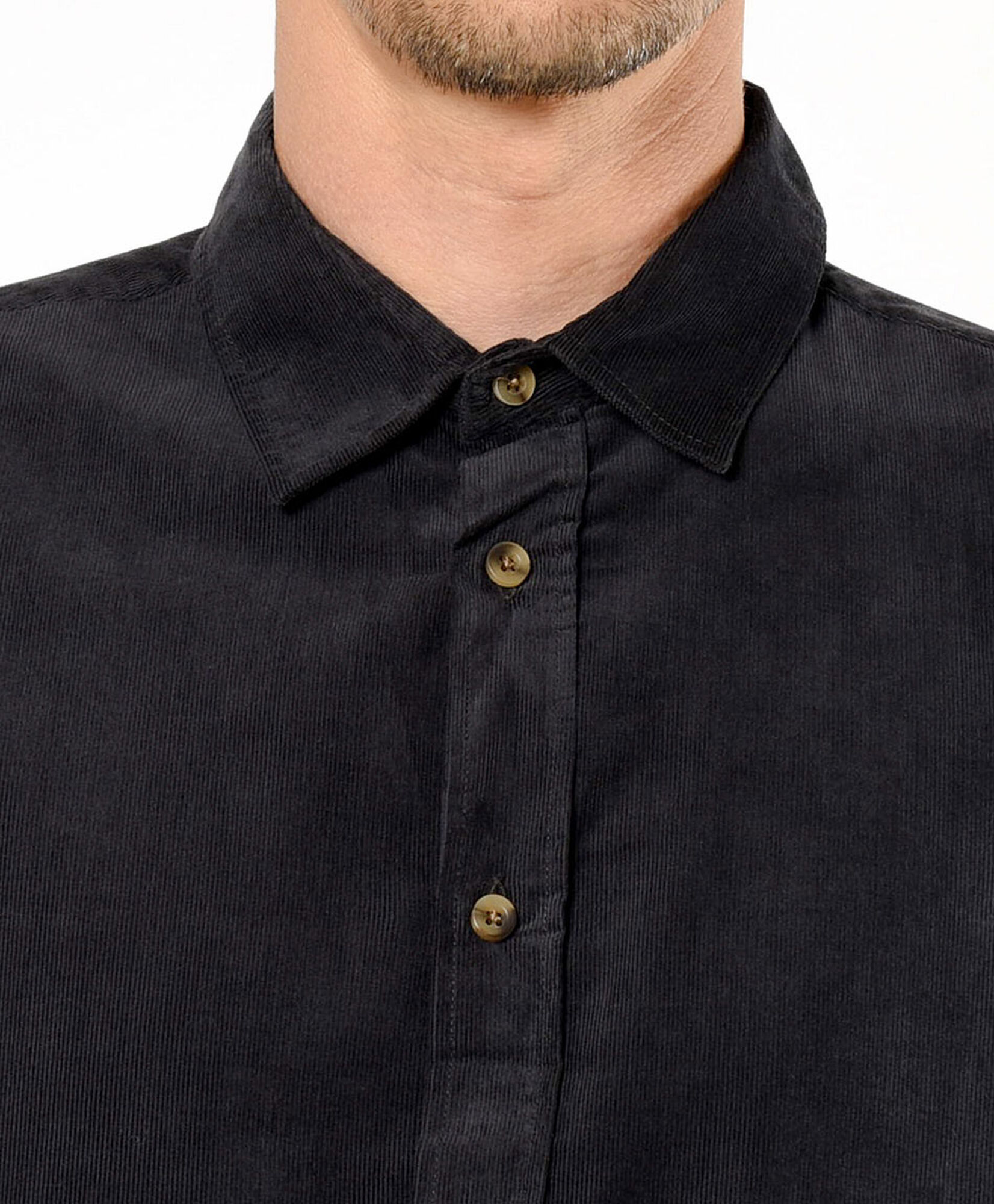 Camisa hombre corderoy gris Camisa hombre corderoy gris