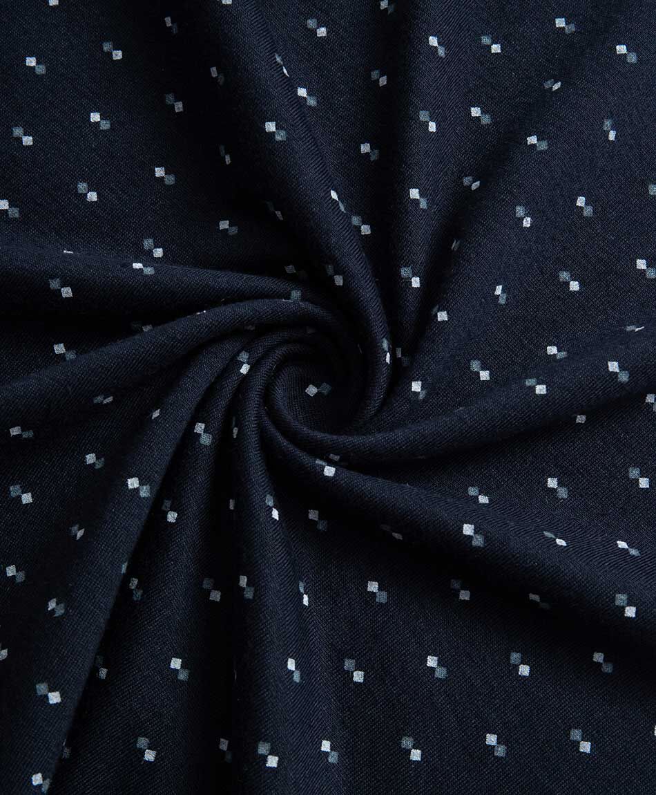 Polera hombre cuello polo azul navy