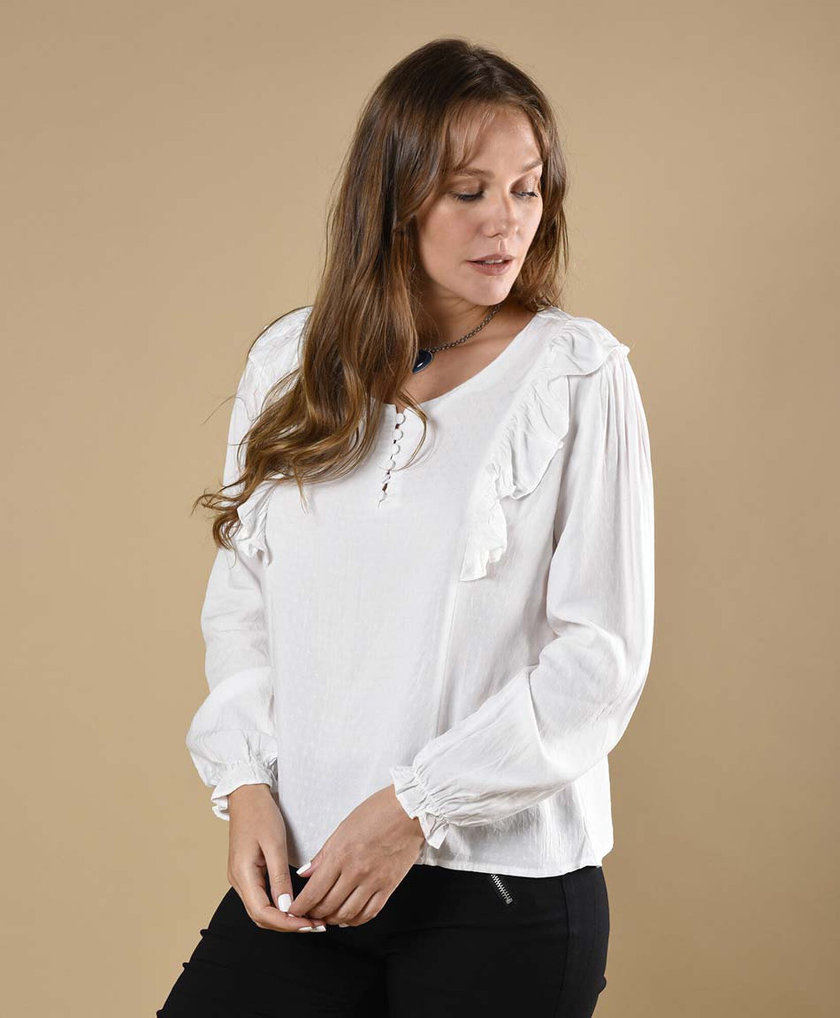 Blusa manga larga Blusa manga larga