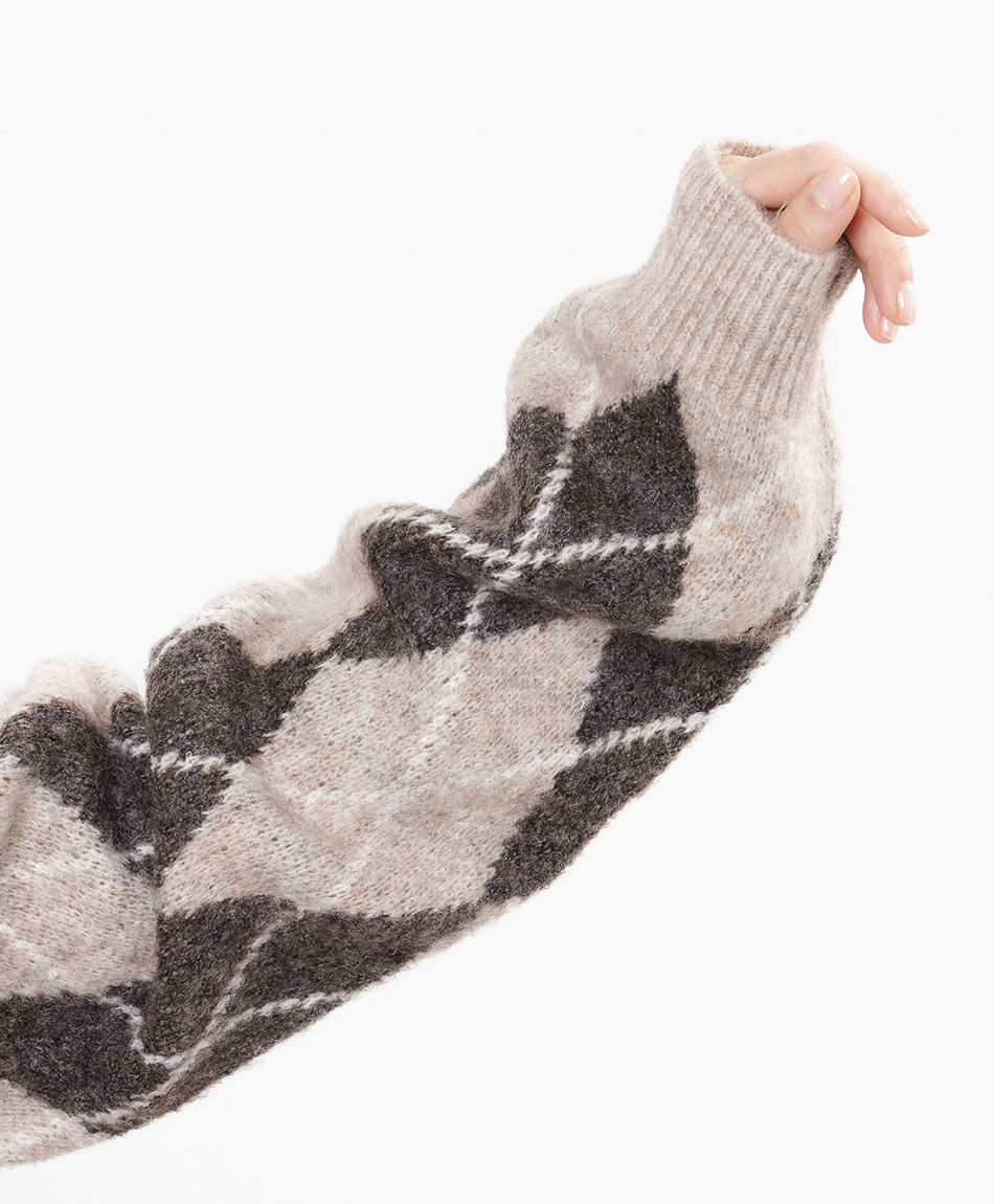 Sweater mujer intarsia