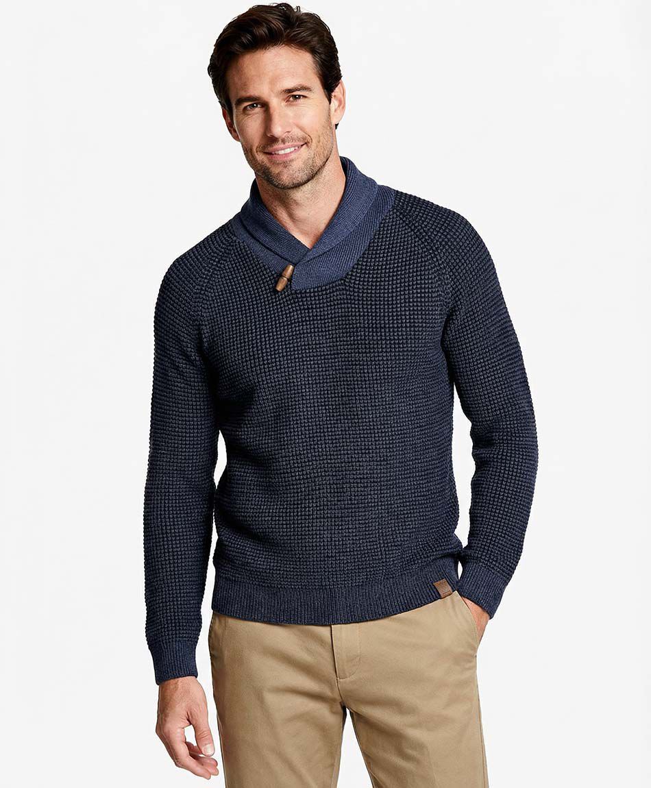 Sweater hombre texturizados navy