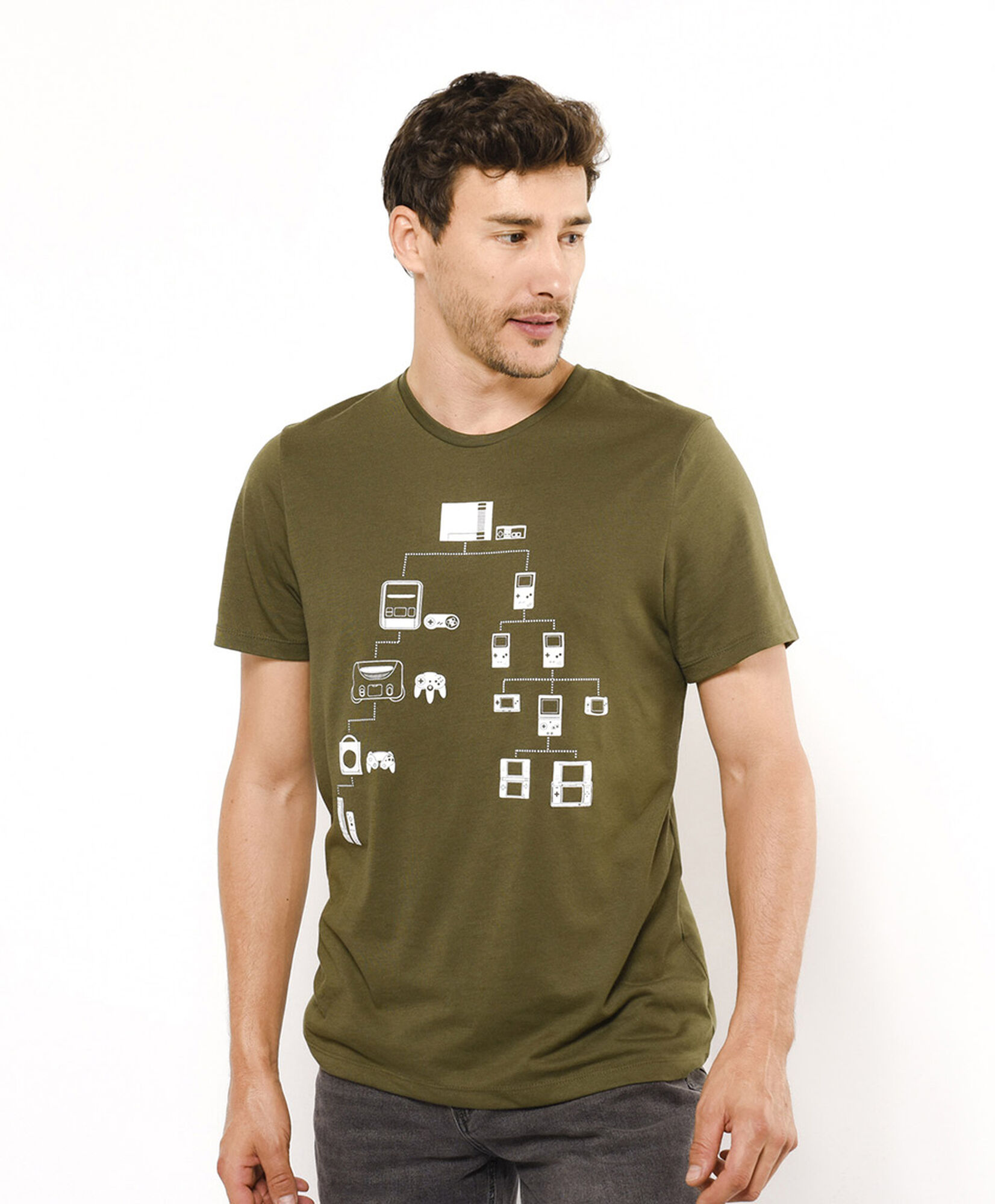 Polera hombre consolas Polera hombre consolas