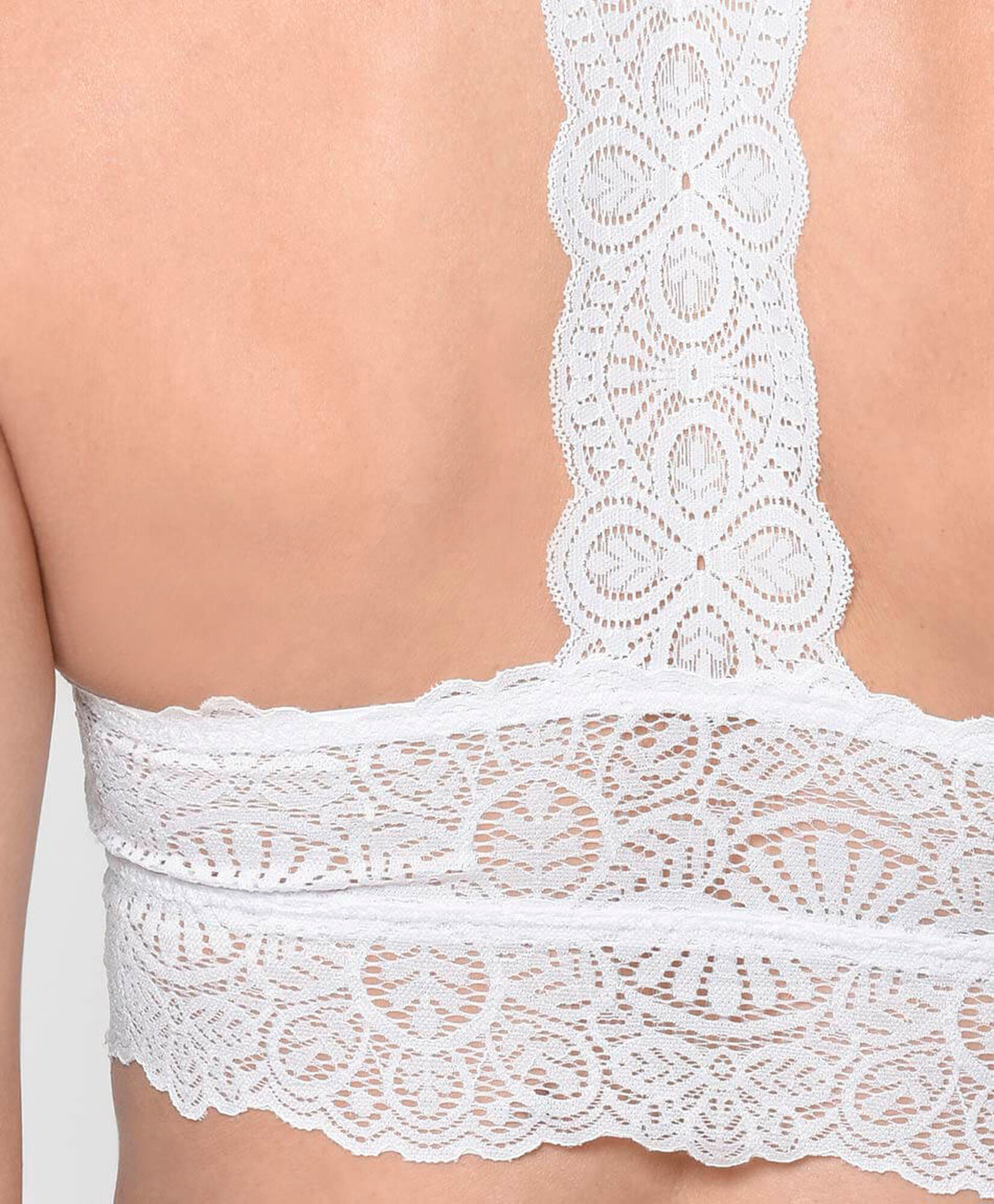 Bralette mujer encaje escote en v Bralette mujer encaje escote en v
