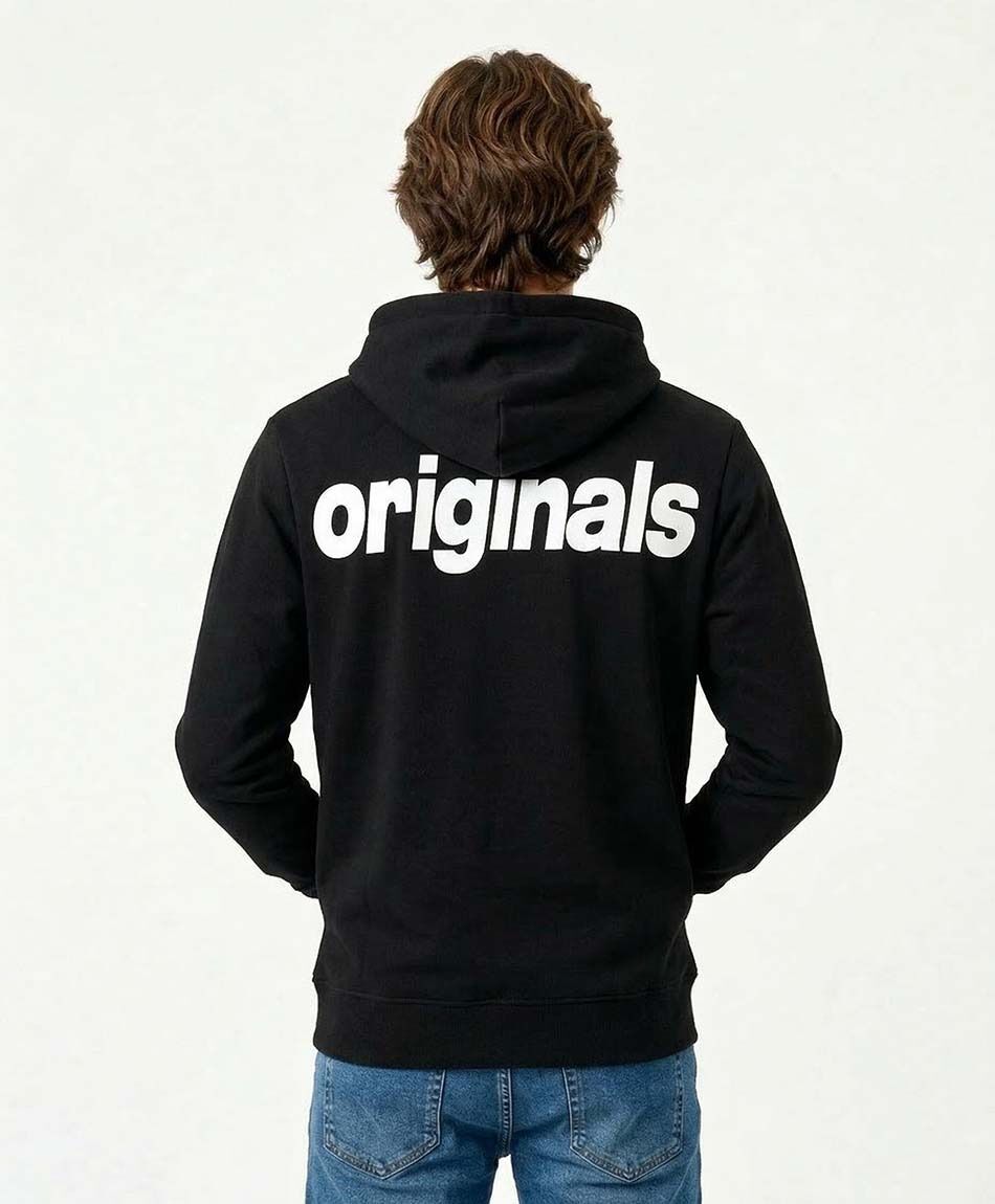 Poler&oacute;n hombre doble estampado originals