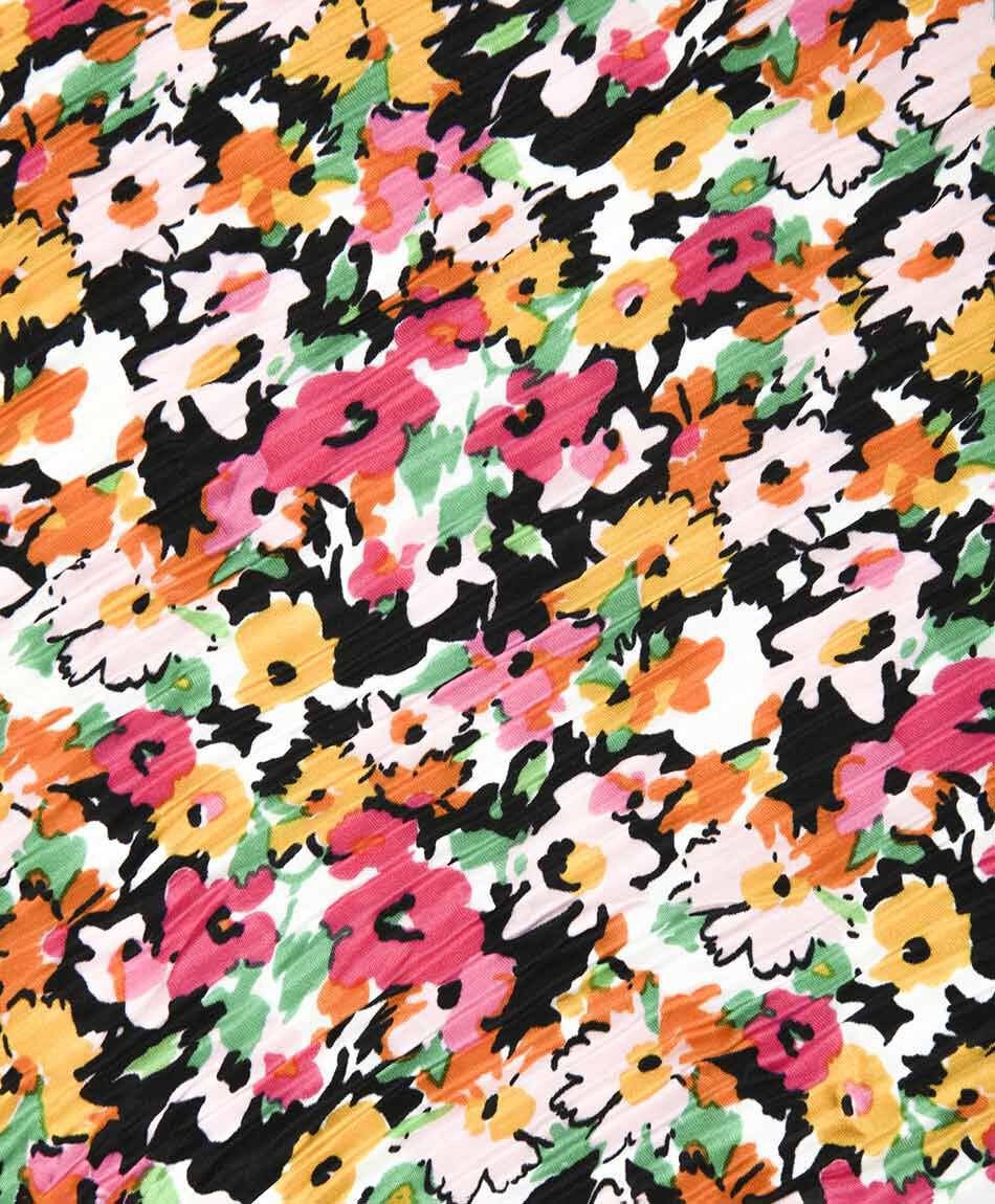 Pa&ntilde;uelo mujer floreado multicolor