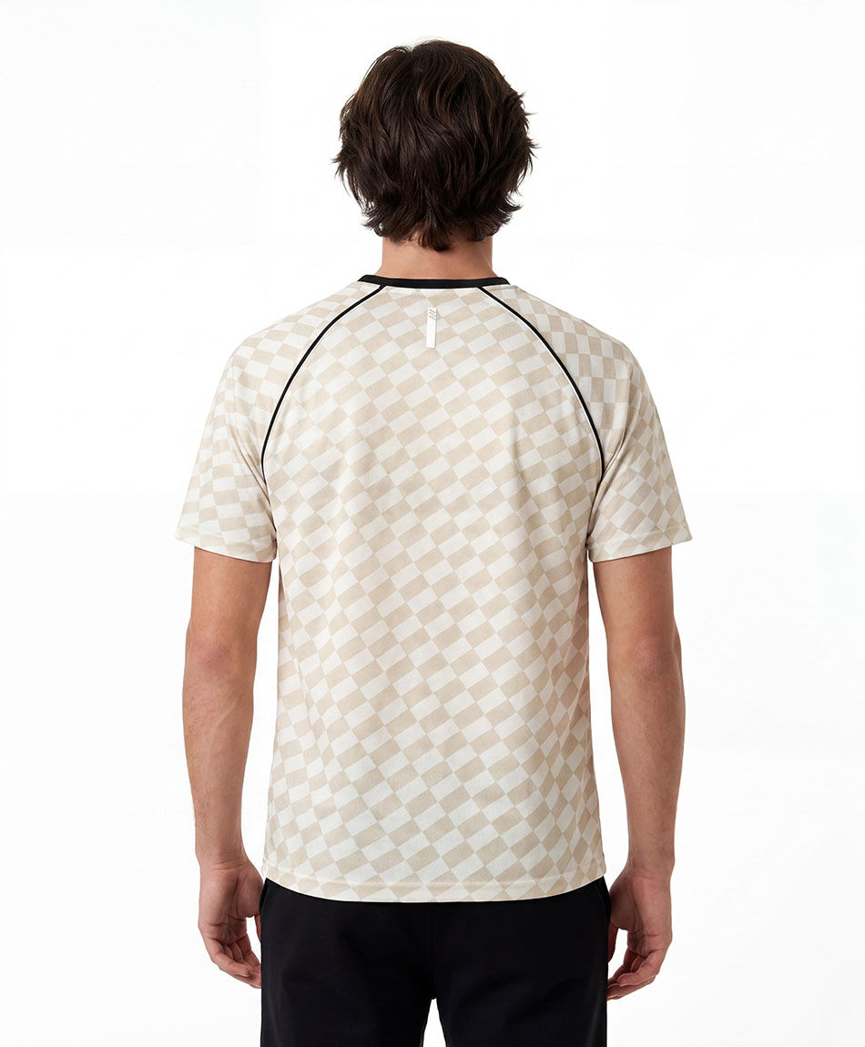 Polera deportiva hombre cuadros