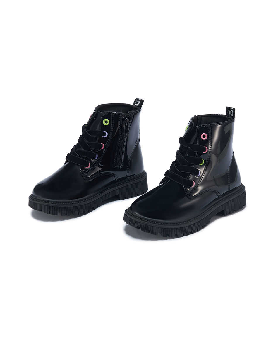 Botin ni&ntilde;a bototo cordones