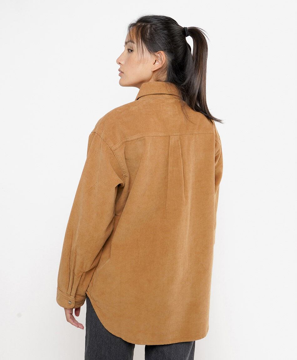 Chaqueta mujer corderoy bolsillo