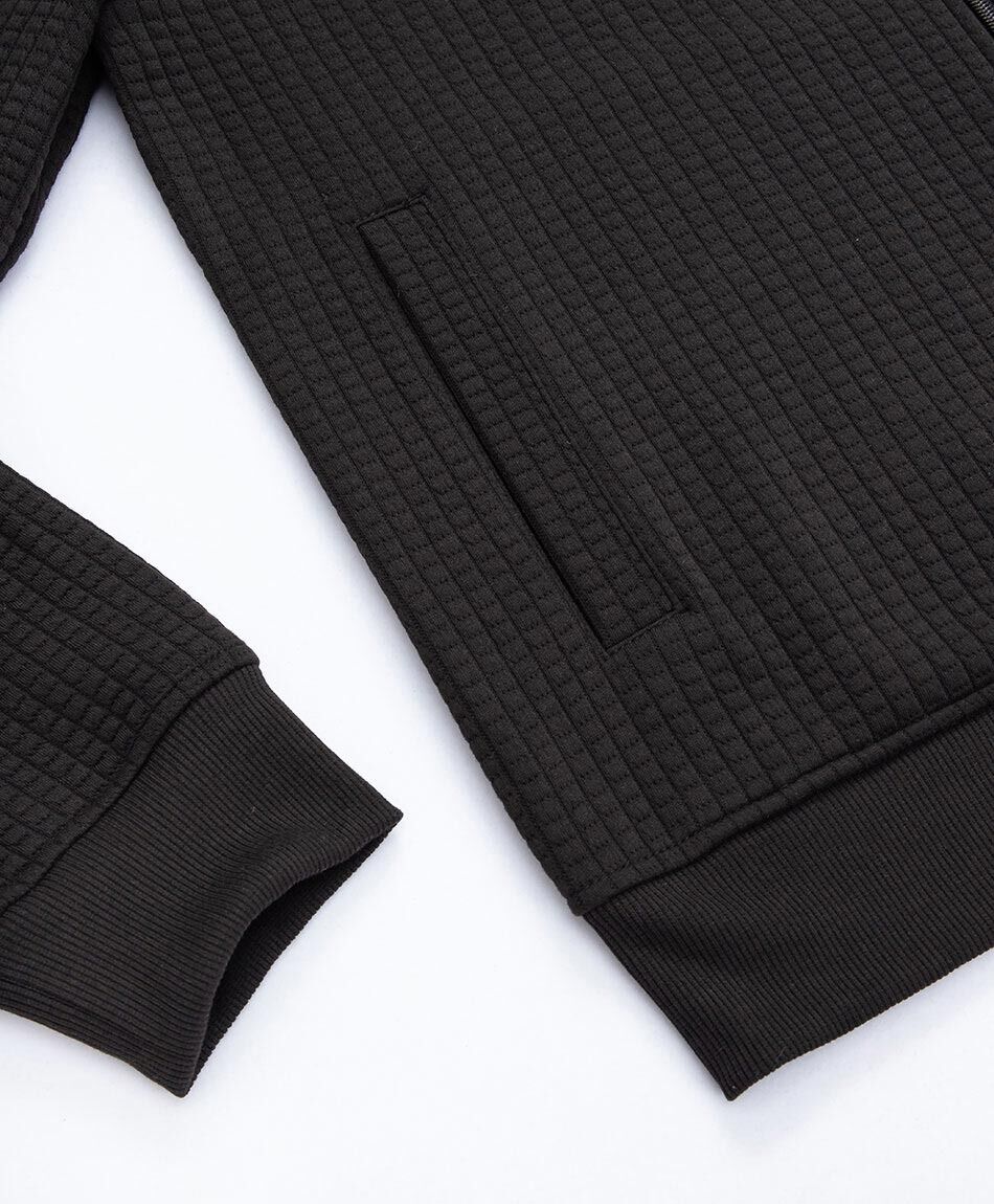 Chaqueta hombre bomber negra