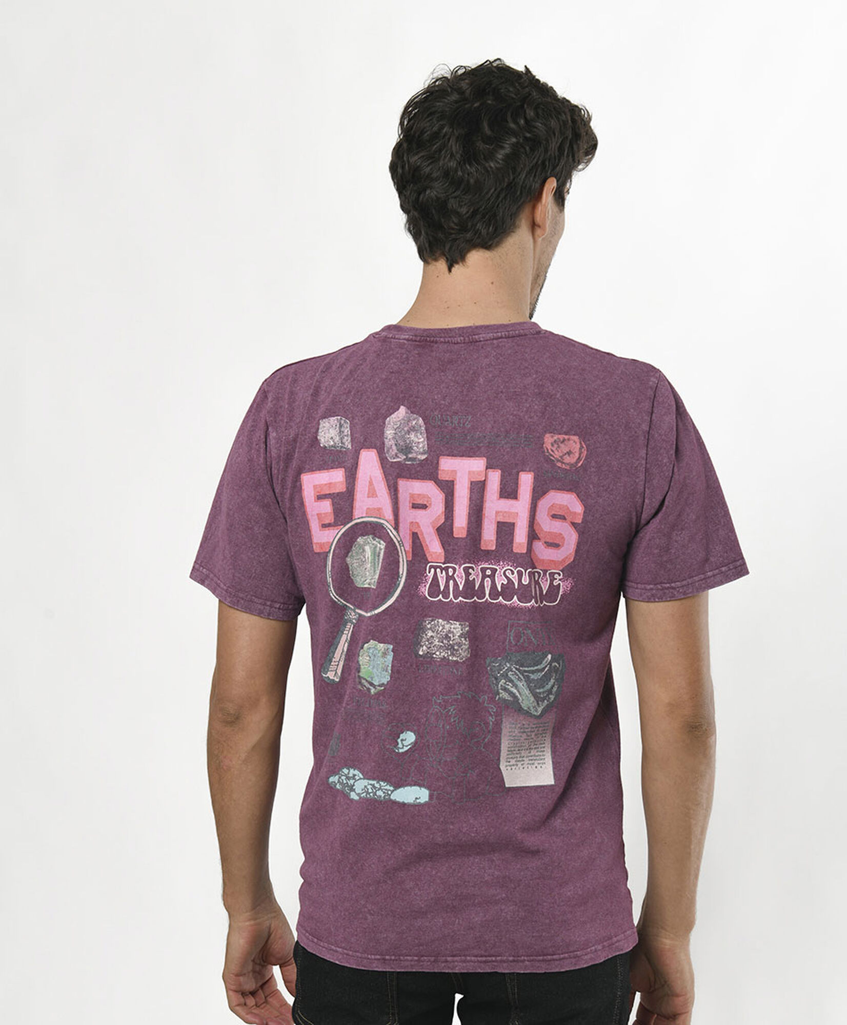 Polera hombre estampado geología Polera hombre estampado geología