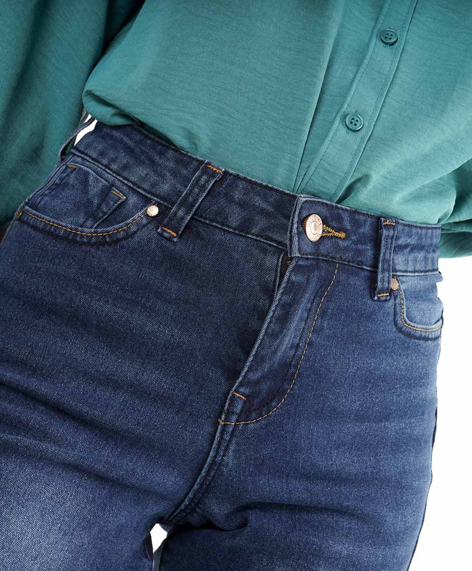 Jeans mujer desgaste frontal skinny fit Jeans mujer desgaste frontal skinny fit