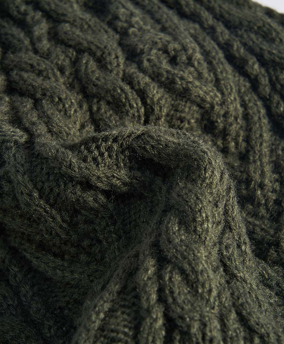 Gorro hombre tejido de trenzas