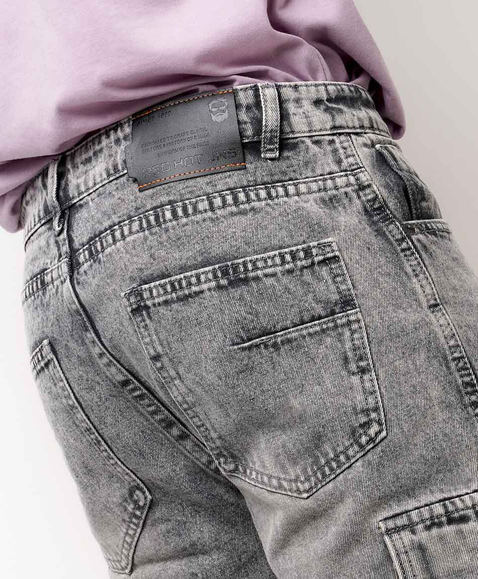 Jeans hombre cargo desgaste Jeans hombre cargo desgaste