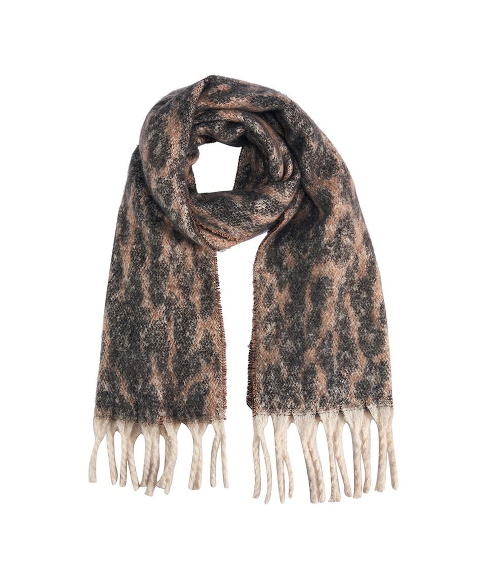 Ruana mujer animal print