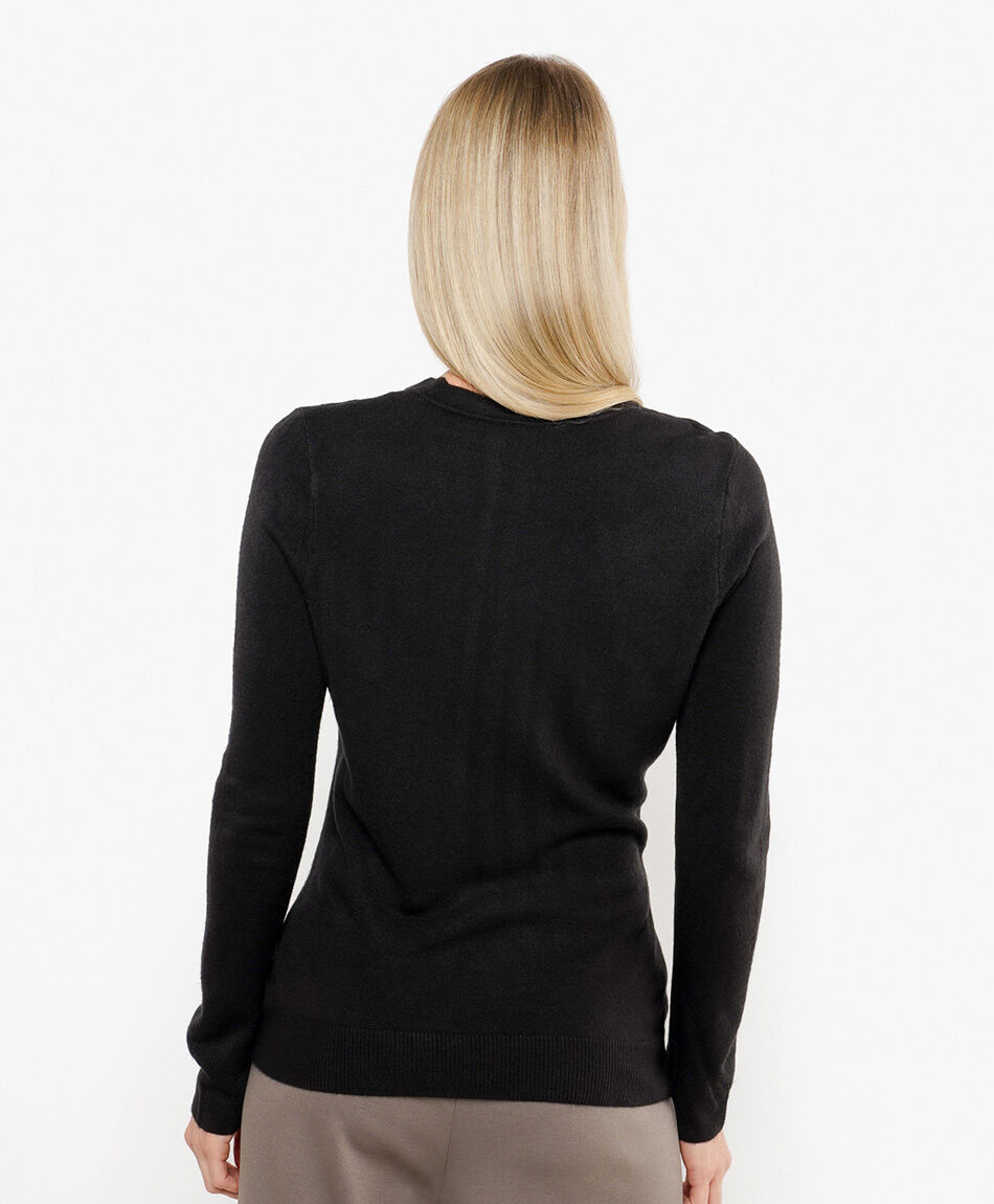 Sweater mujer liso b&aacute;sico