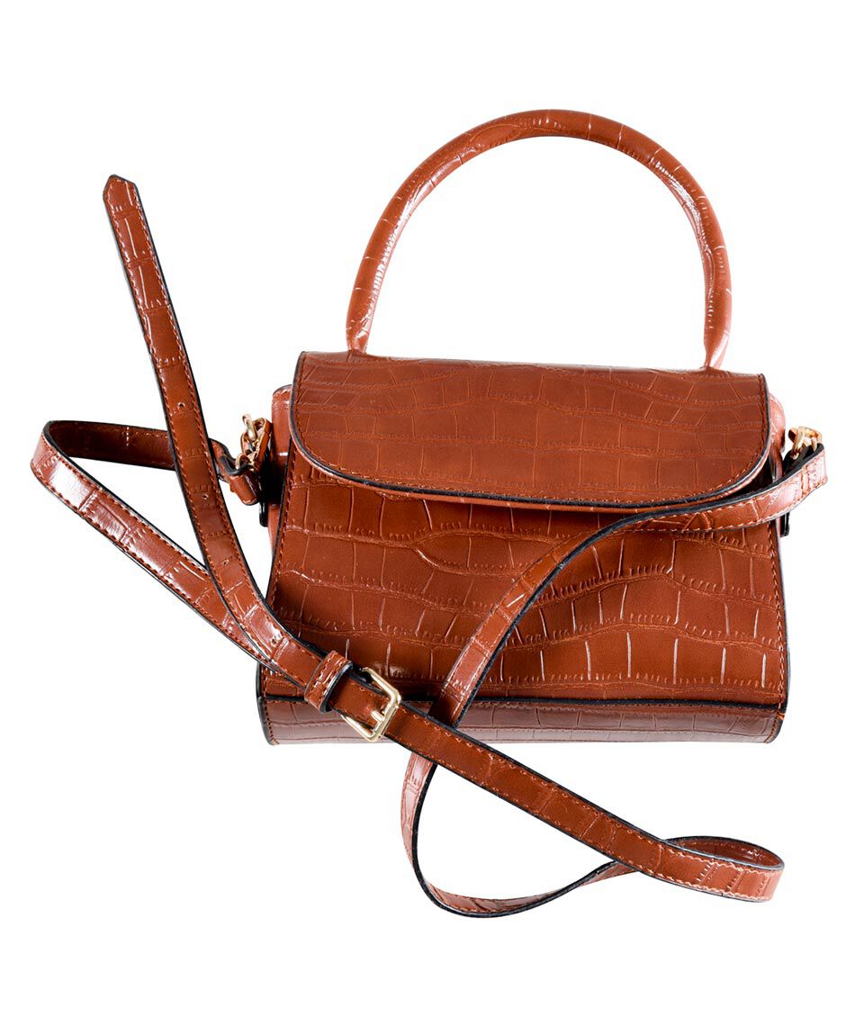 Mini cartera croco
