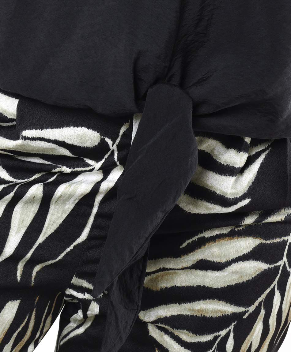 Blusa mujer nudo frontal