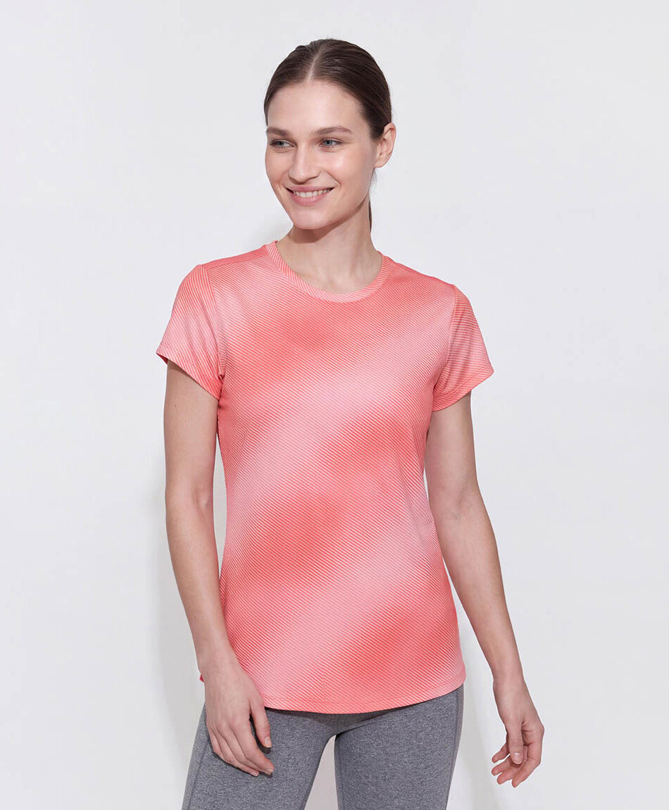 Polera deportiva mujer dise&ntilde;o mix