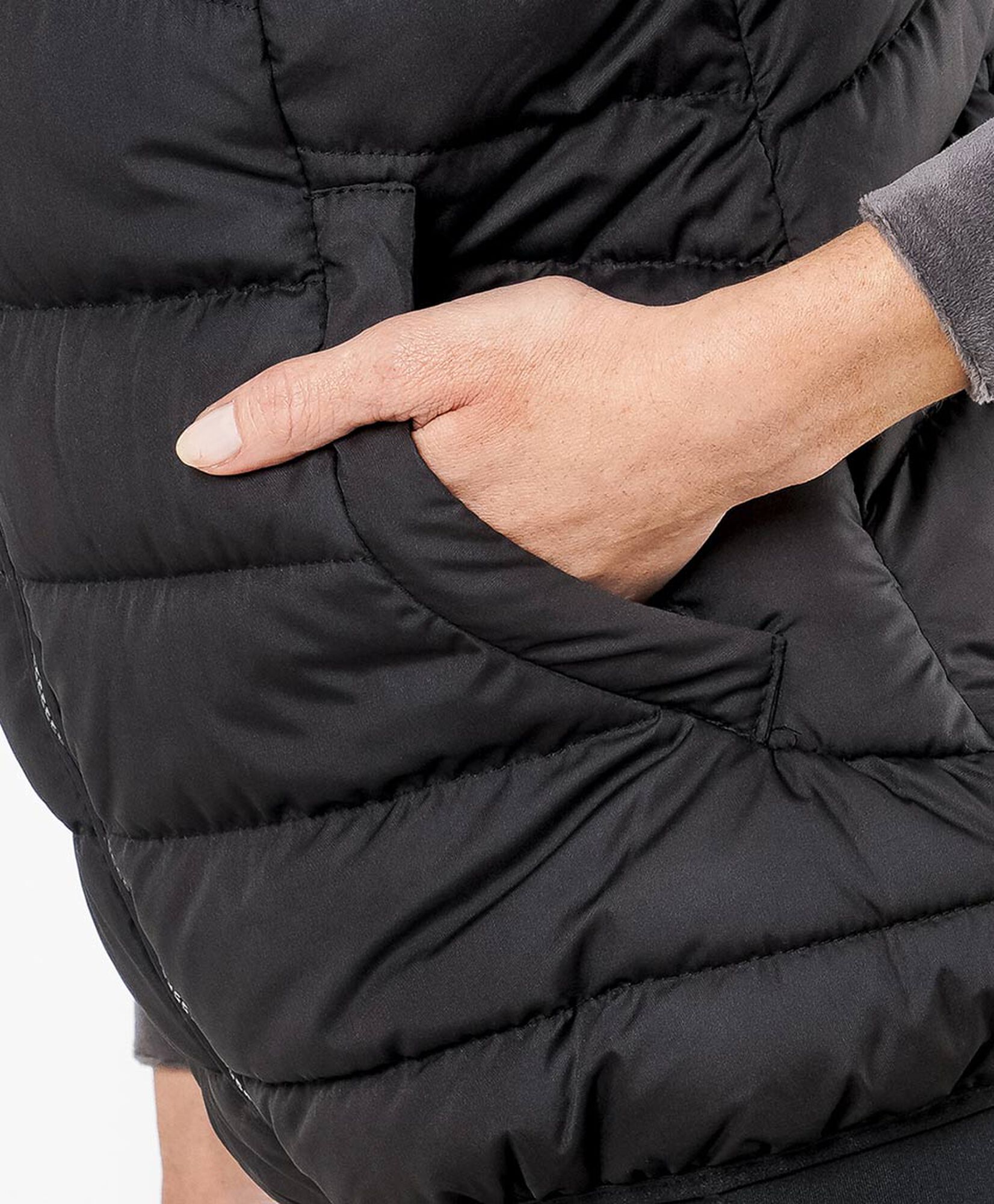 Parka deportiva mujer sin mangas gorro Parka deportiva mujer sin mangas gorro