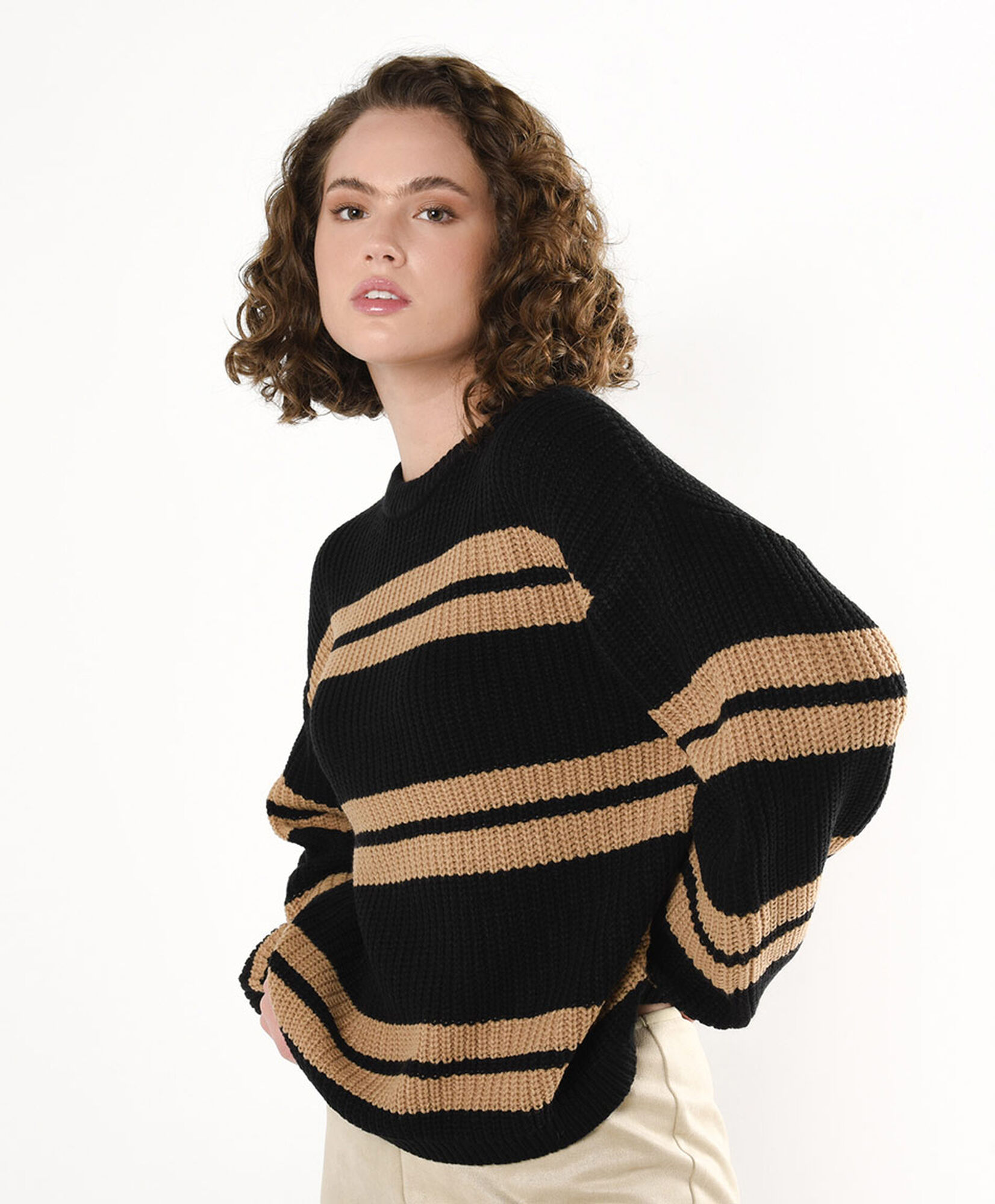Sweater mujer doble línea Sweater mujer doble línea