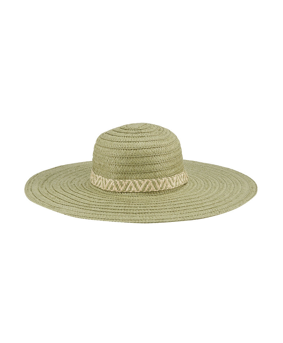 Sombrero mujer verde