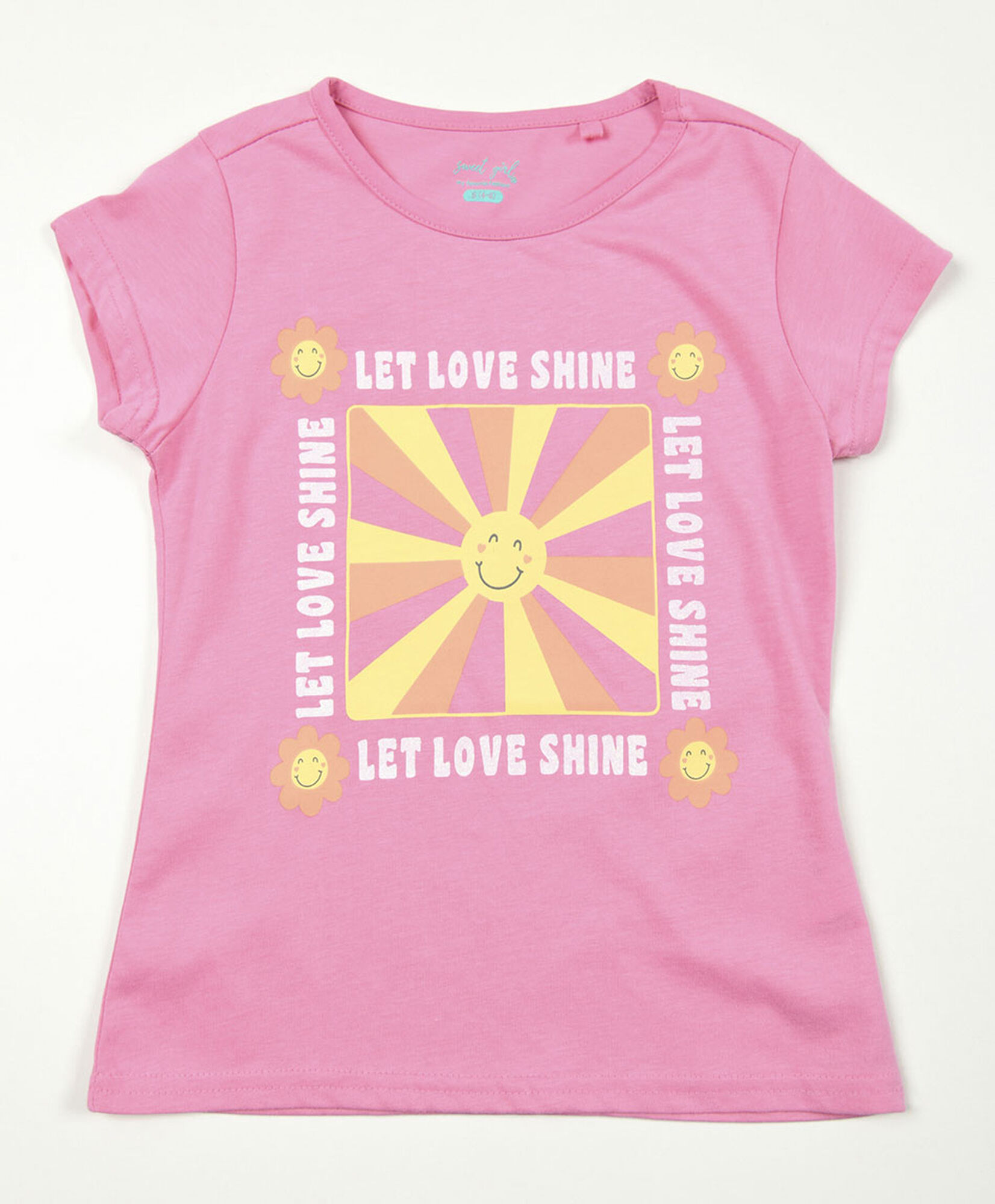 Polera niña let love shine Polera niña let love shine