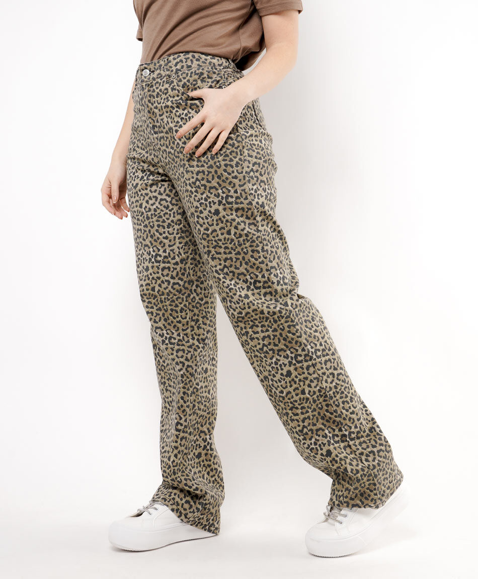 Jeans mujer dise&ntilde;o animal print
