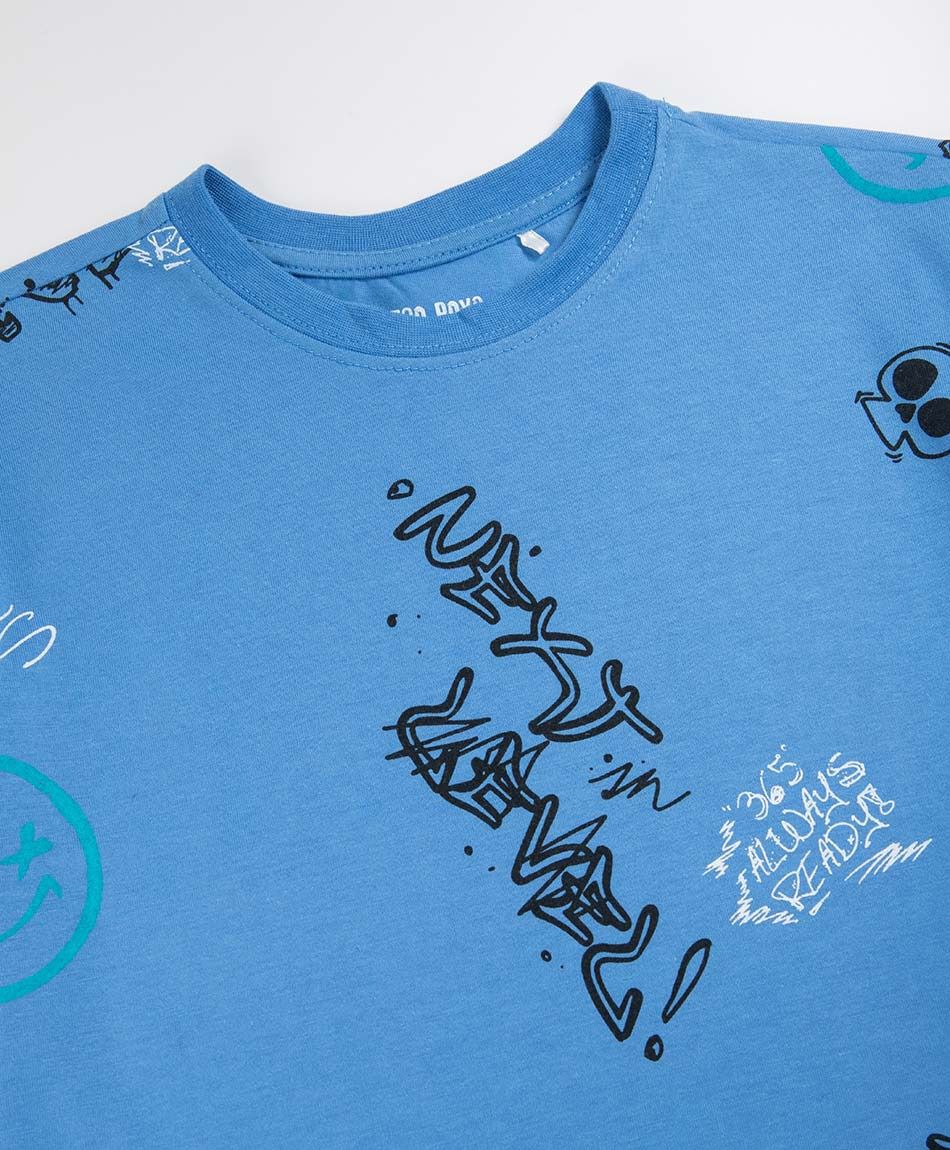 Polera ni&ntilde;o frases grafitti