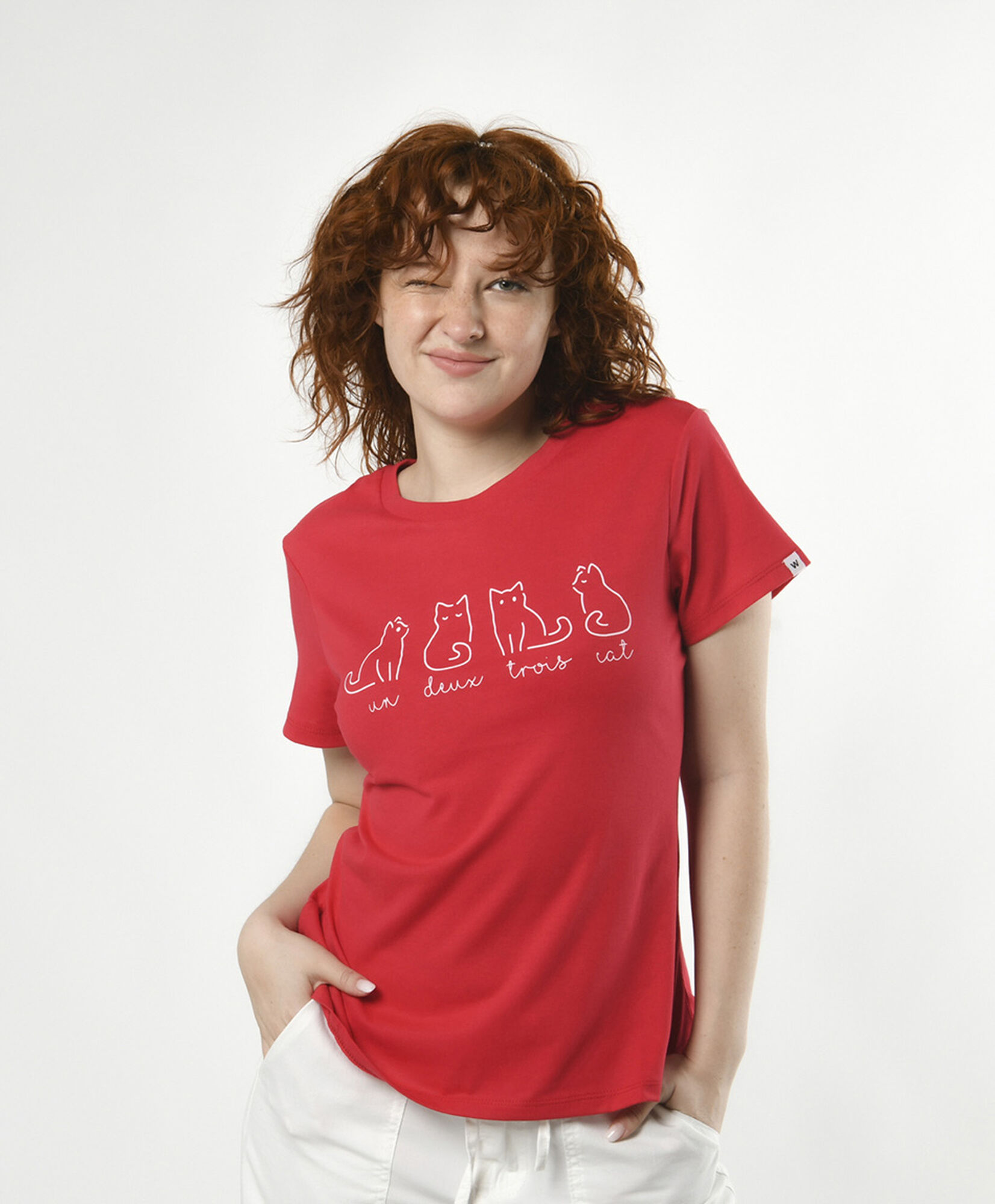 Polera mujer gatitos francés Polera mujer gatitos francés