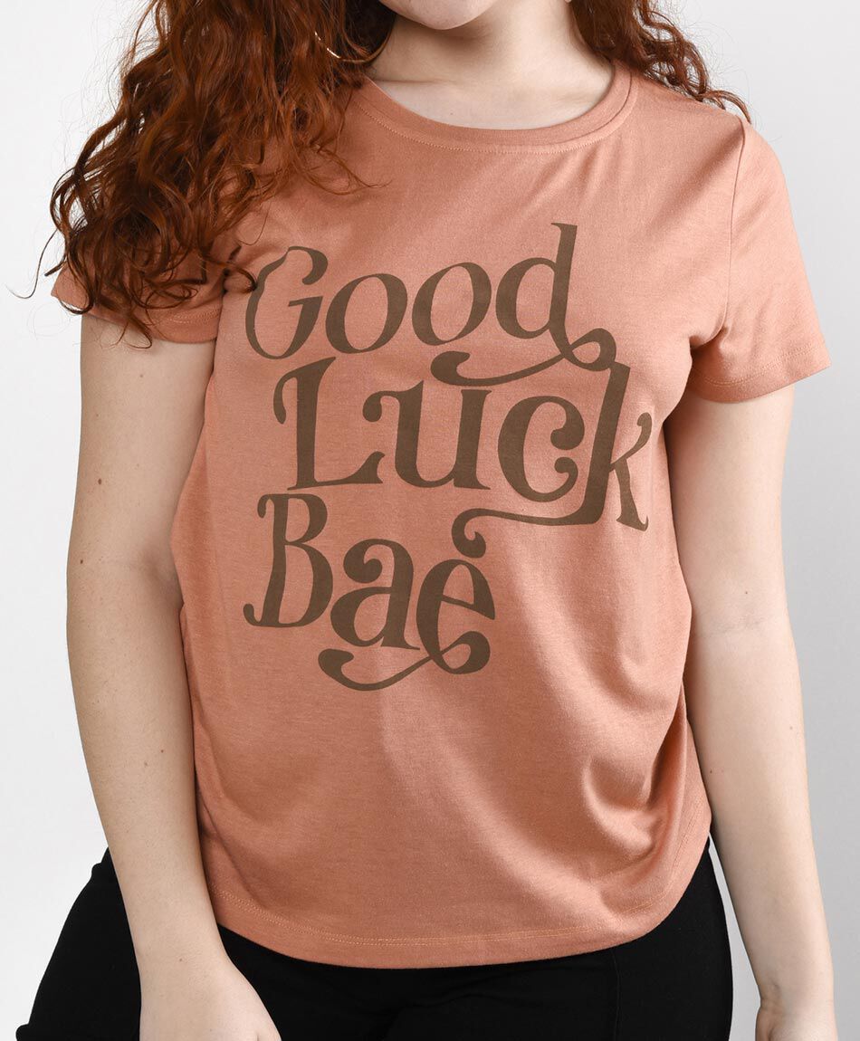 Polera manga corta cuello redondo