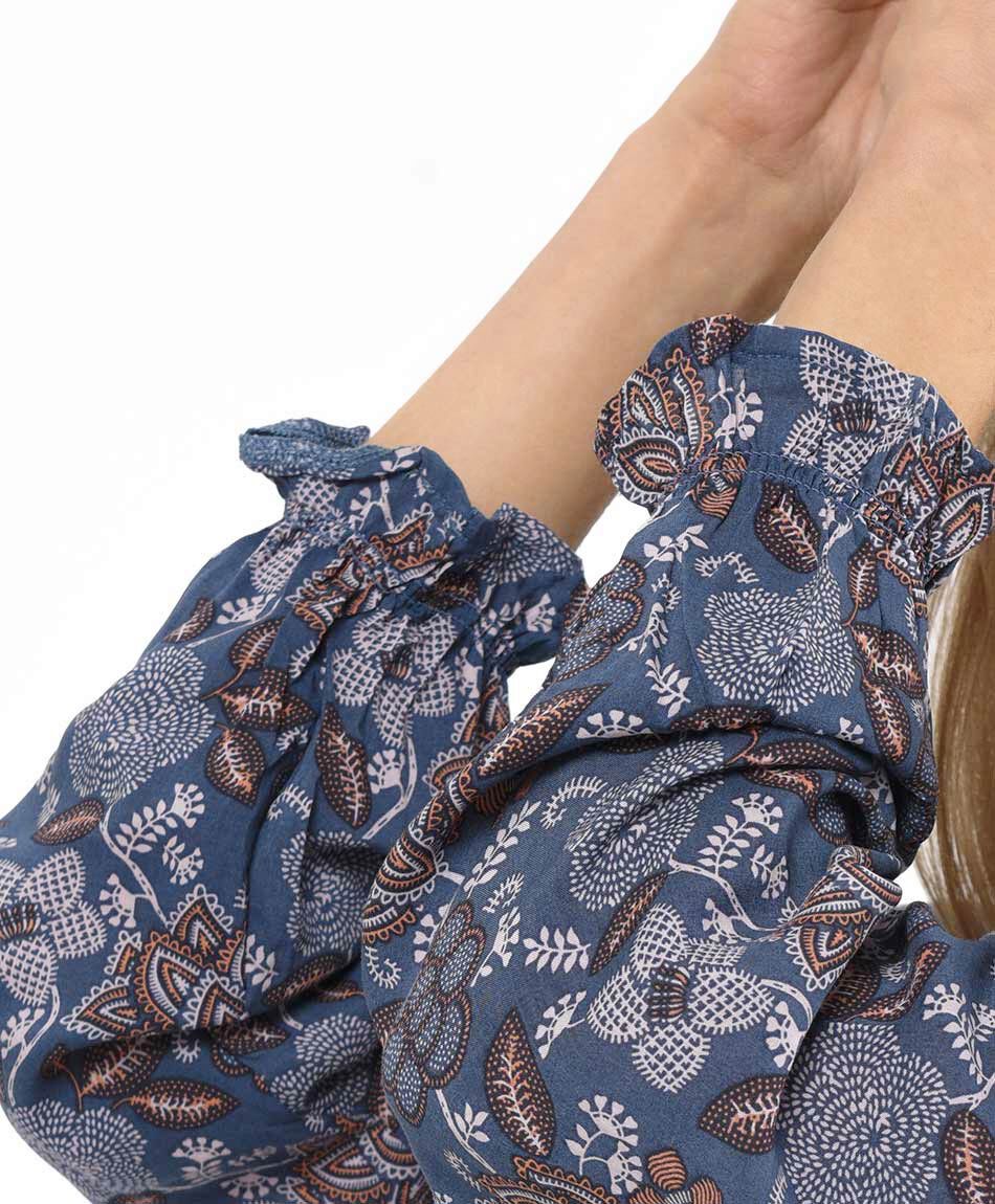 Polera mujer estampada mix