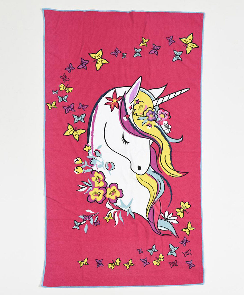 Toalla ni&ntilde;a unicornio