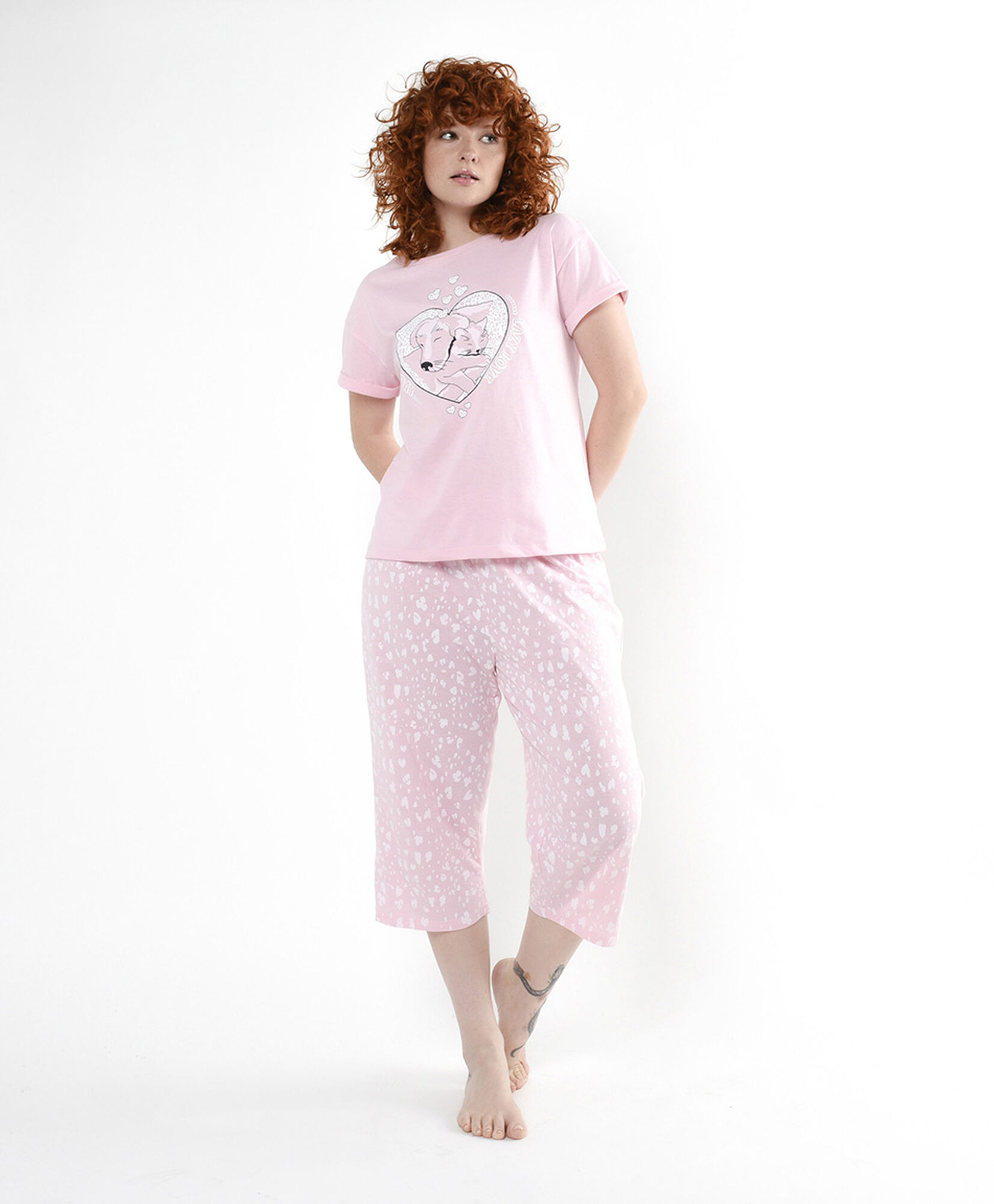 Pijama mujer corazón perro gato Pijama mujer corazón perro gato