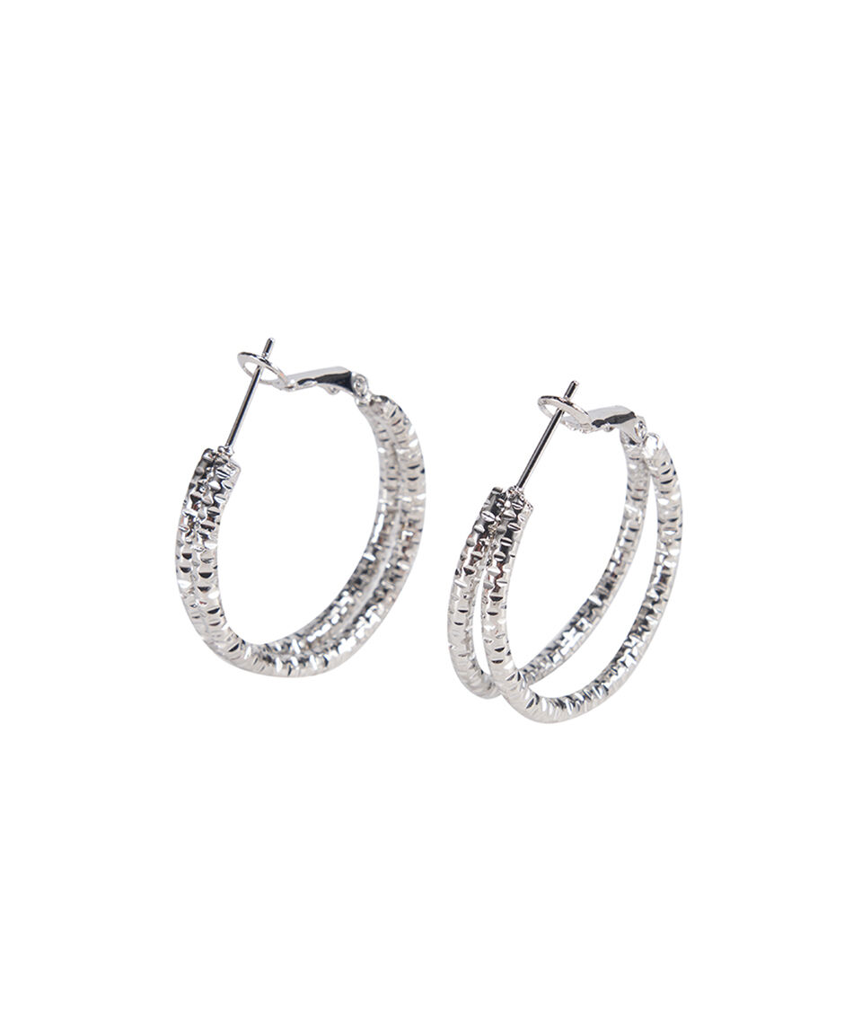 Set pa&ntilde;uelo + aros mujer flores rojas