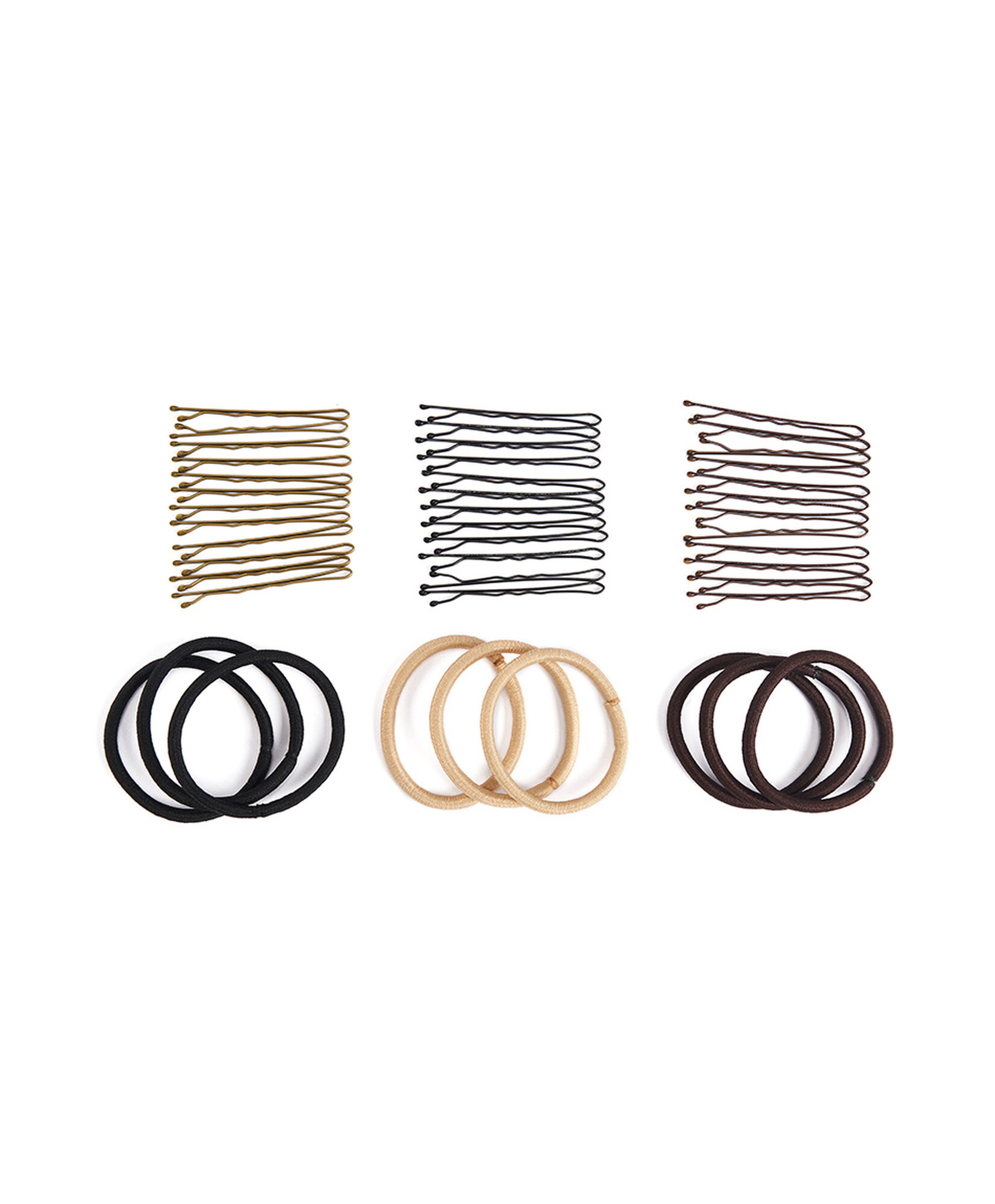 Set 9 colet + 36 pinches mujer neutros Set 9 colet + 36 pinches mujer neutros