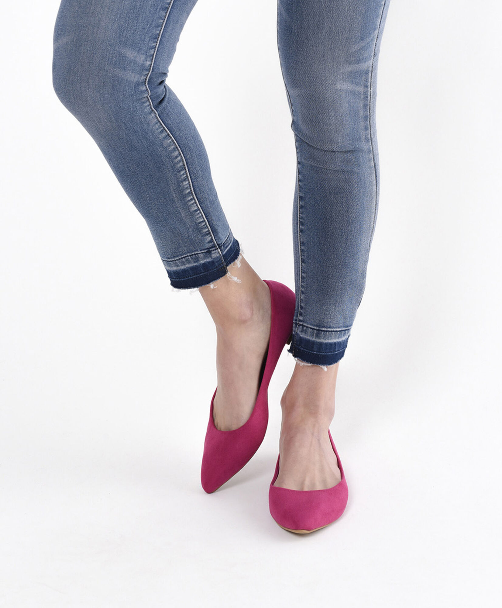 Ballerina mujer velvet taco cuadrado Ballerina mujer velvet taco cuadrado