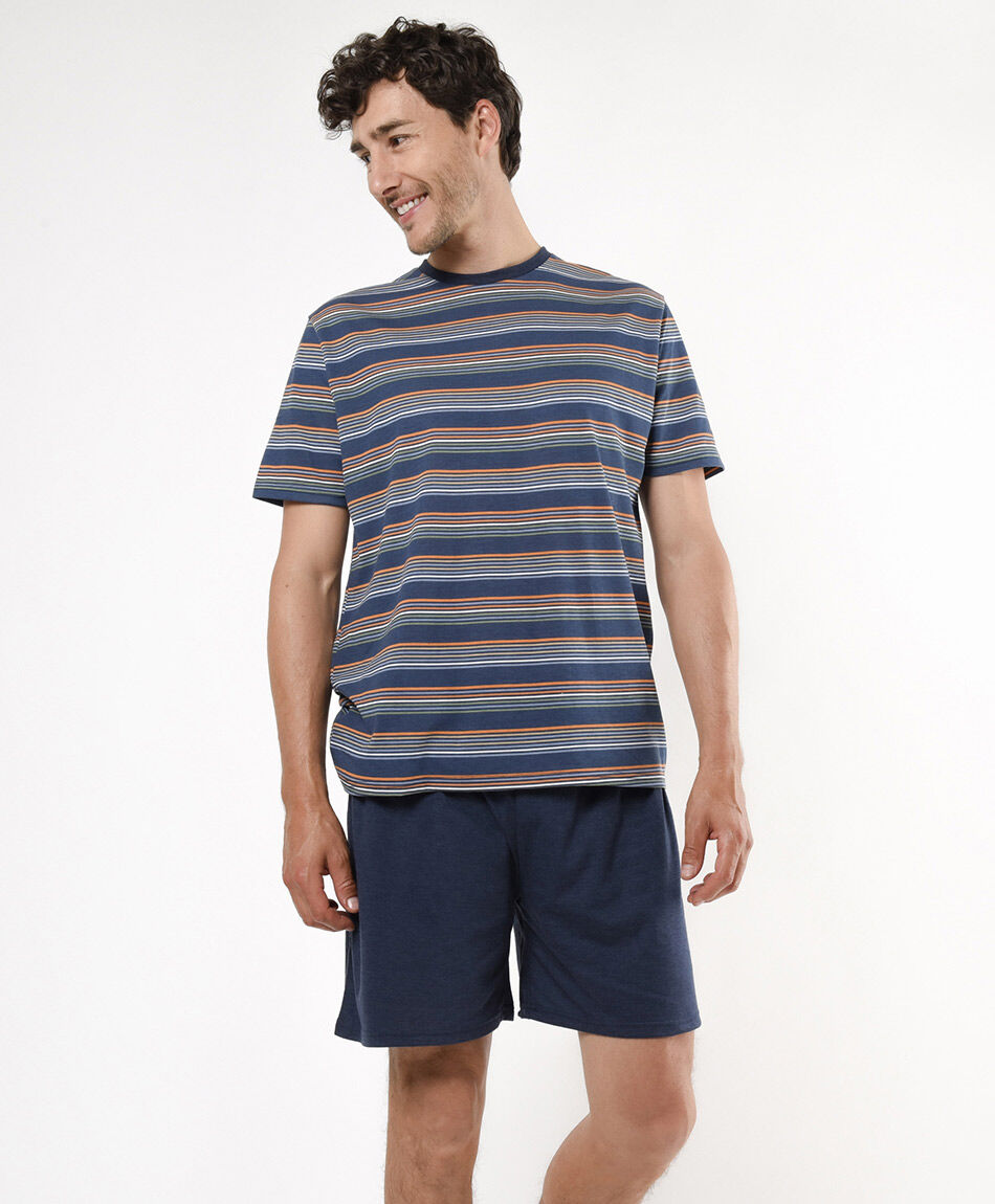 Pijama hombre líneas