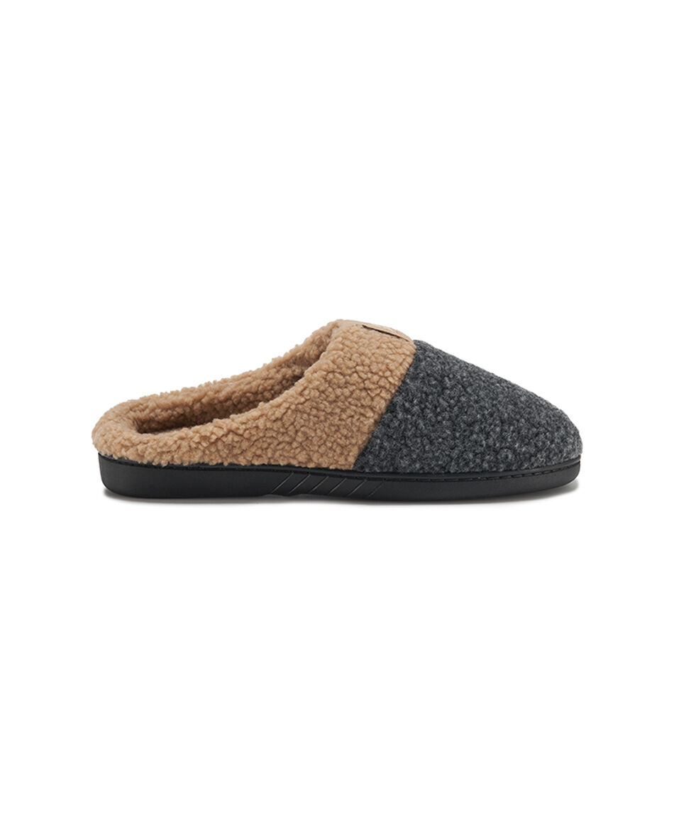 Pantufla hombre estilo lana