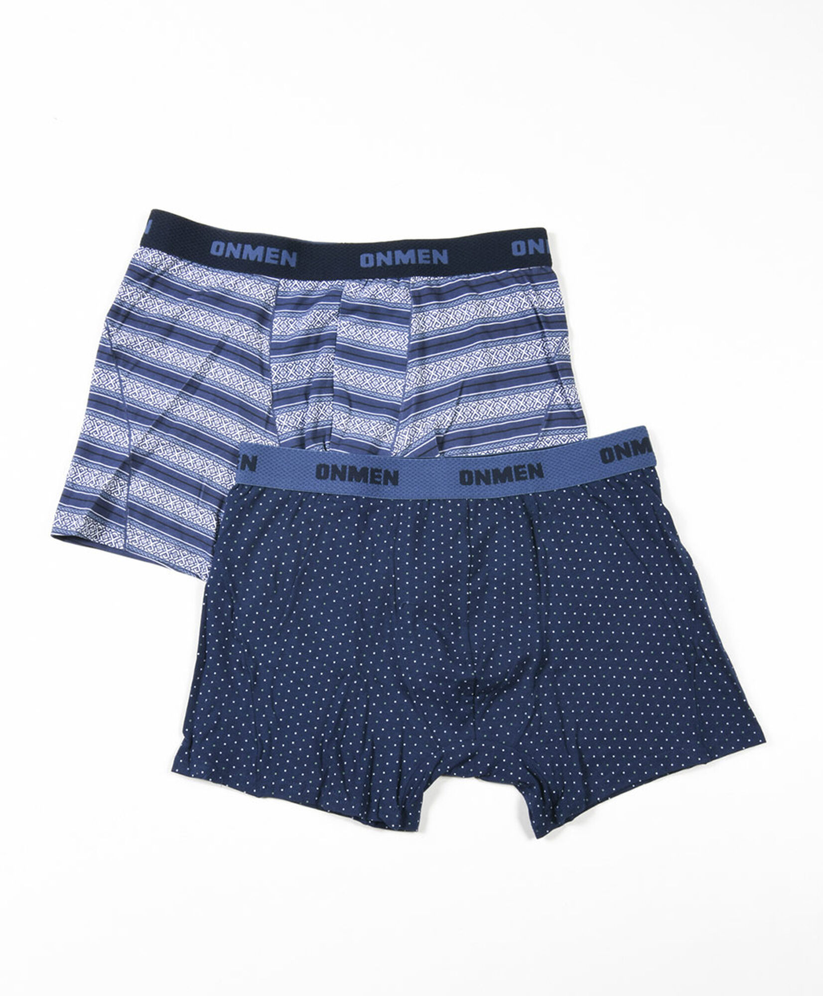 Pack 2 boxer hombre puntos y líneas Pack 2 boxer hombre puntos y líneas