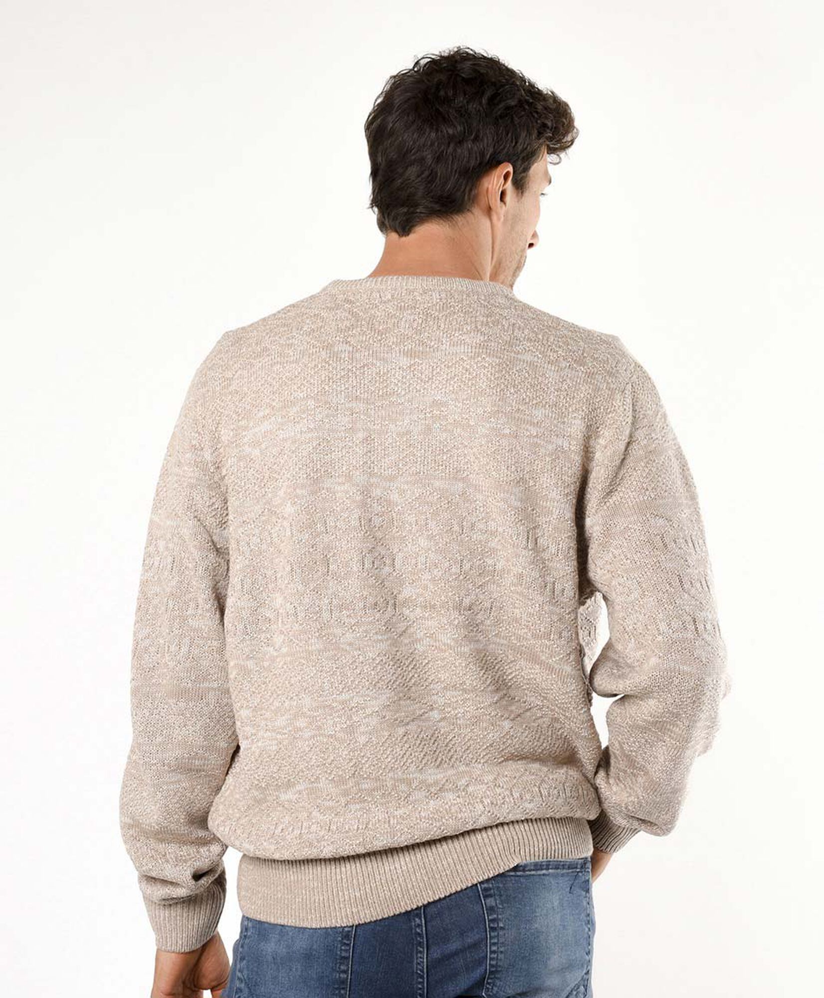 Sweater hombre jacquard liso Sweater hombre jacquard liso