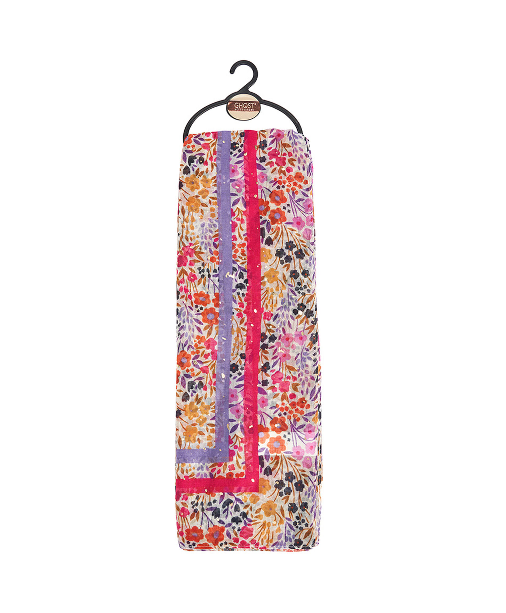 Pañuelo mujer floreado brillos Pañuelo mujer floreado brillos